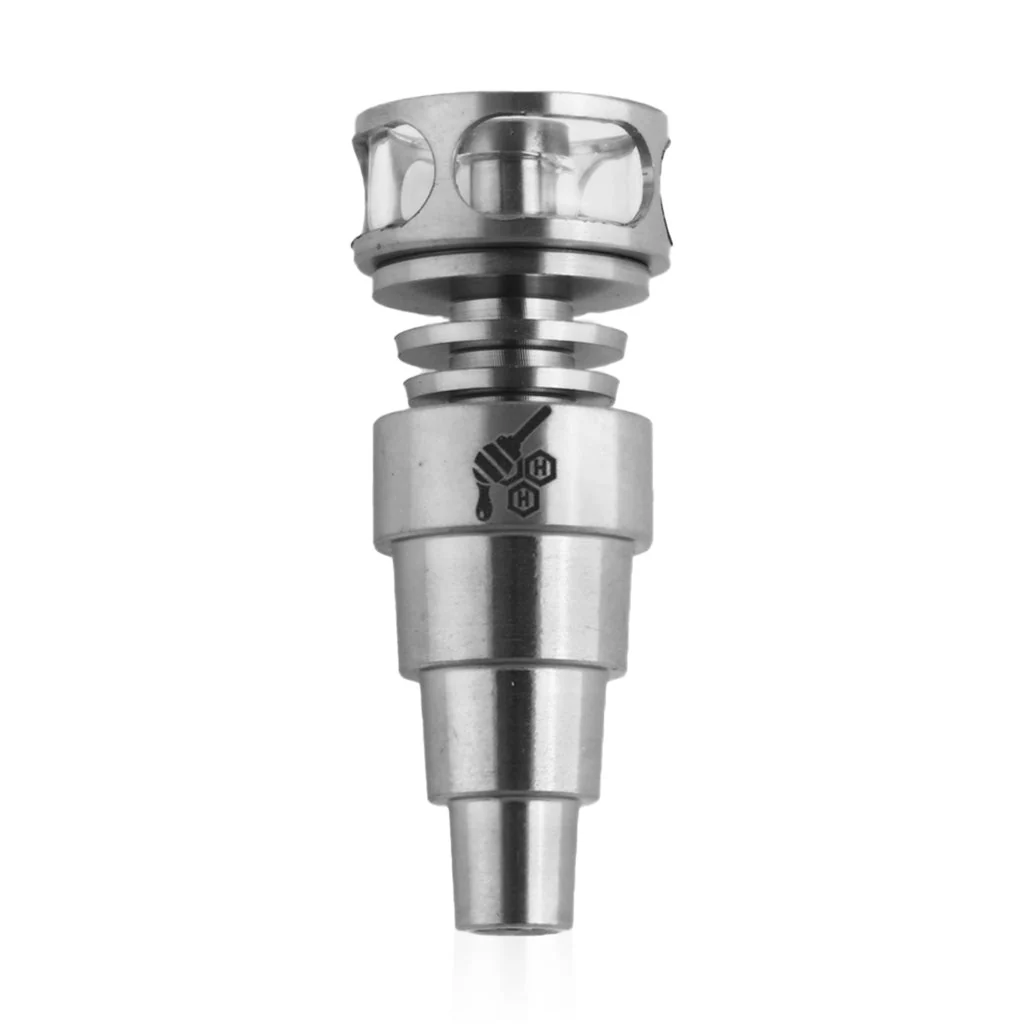 Honeybee Herb Titanium 6 IN 1 Cage Hybrid Dab Dab Nail - Image 3