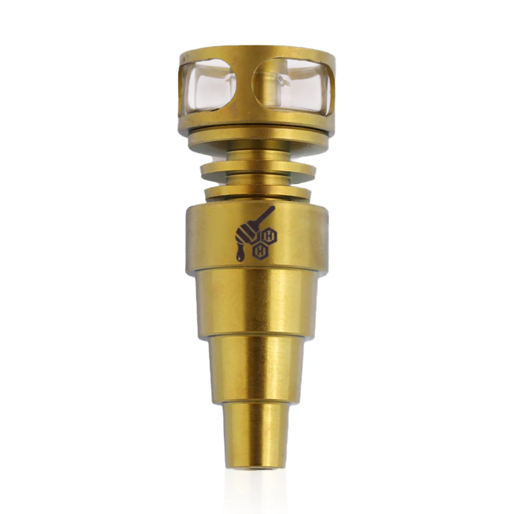 Honeybee Herb Titanium 6 IN 1 Cage Hybrid Dab Dab Nail - Image 4
