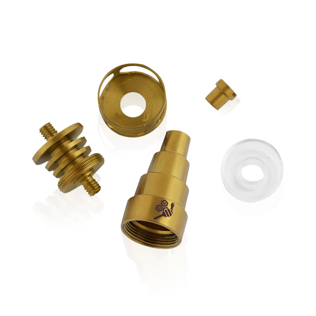 Honeybee Herb Titanium 6 IN 1 Cage Hybrid Dab Dab Nail - Image 6