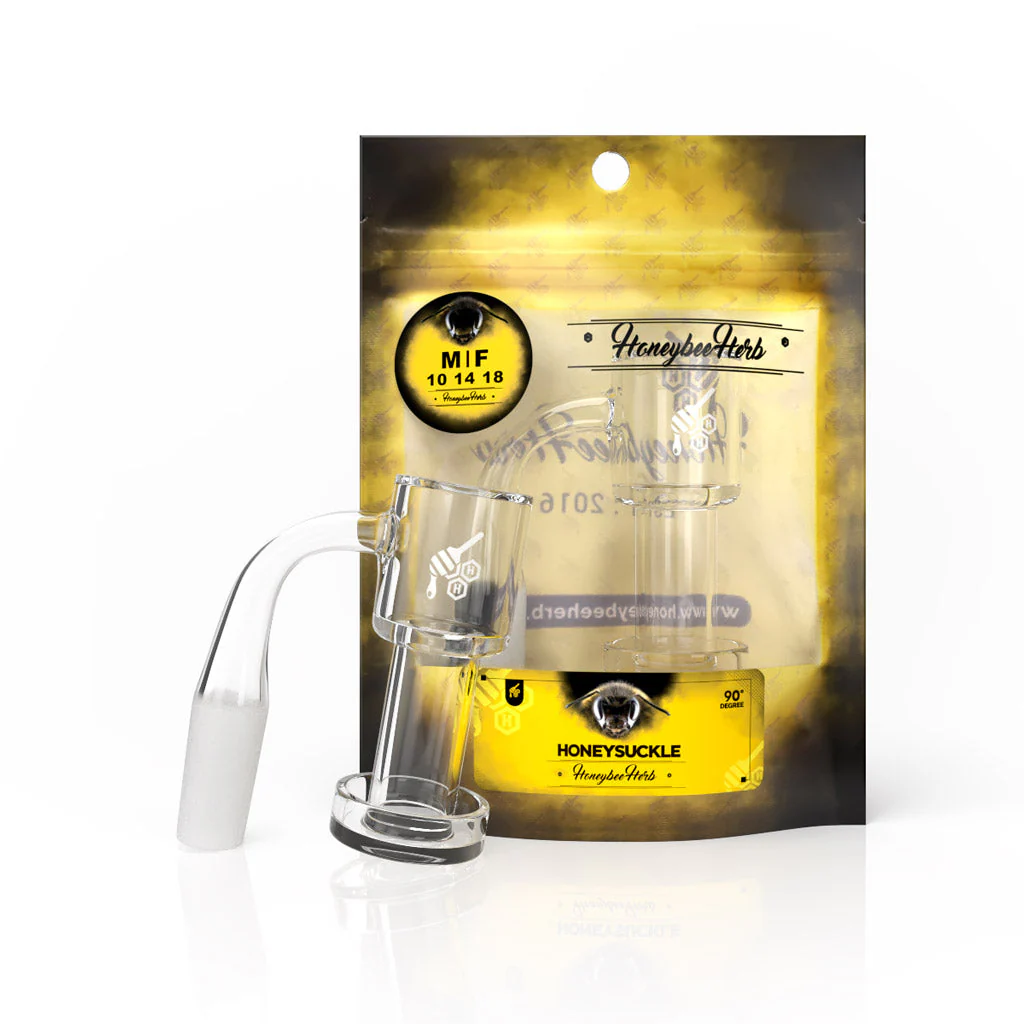 HONEYSUCKLE QUARTZ BANGER - 90° DEGREE | YL - Image 2