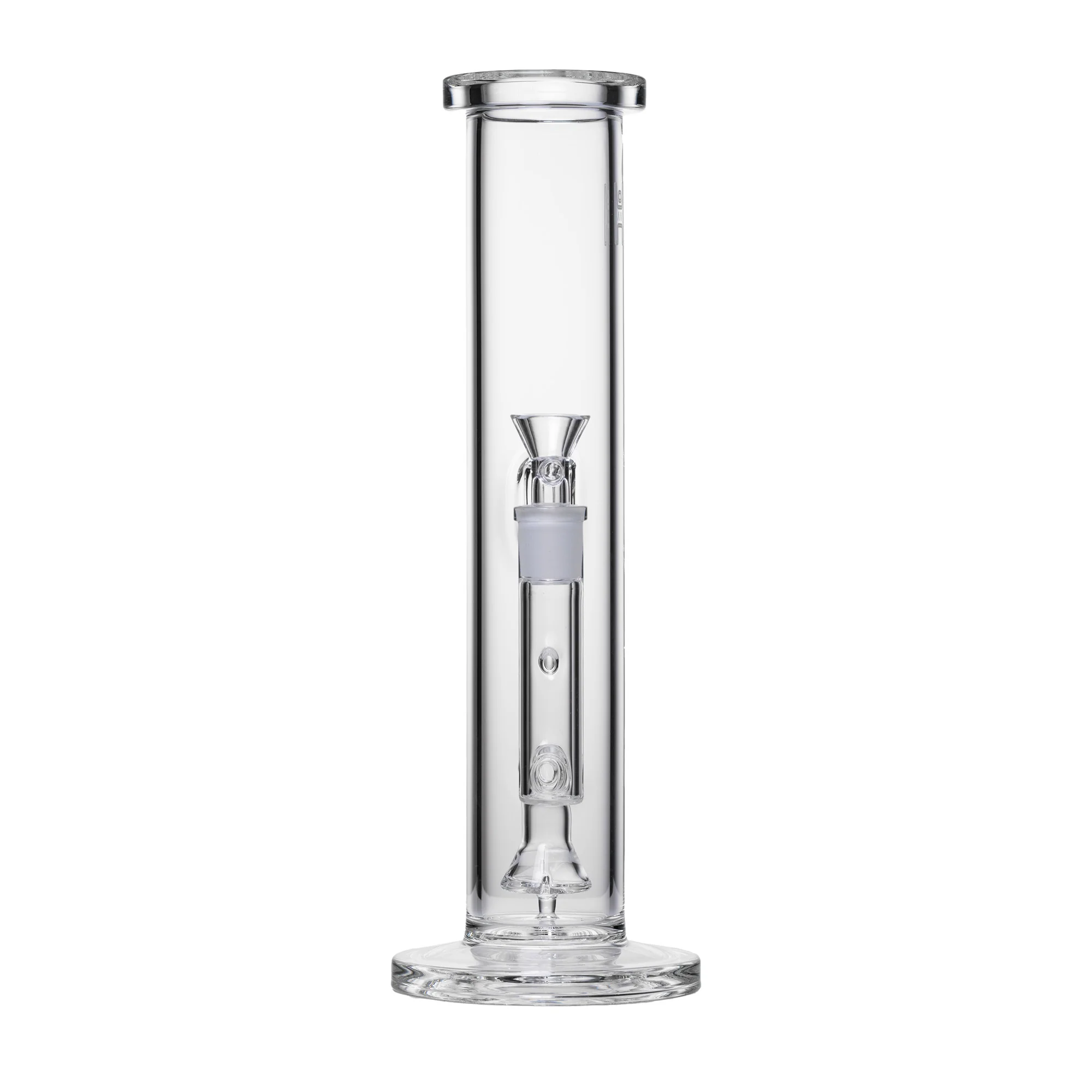 Human Grade 12" Straight Tube Water Pipe (Clear) - Image 6