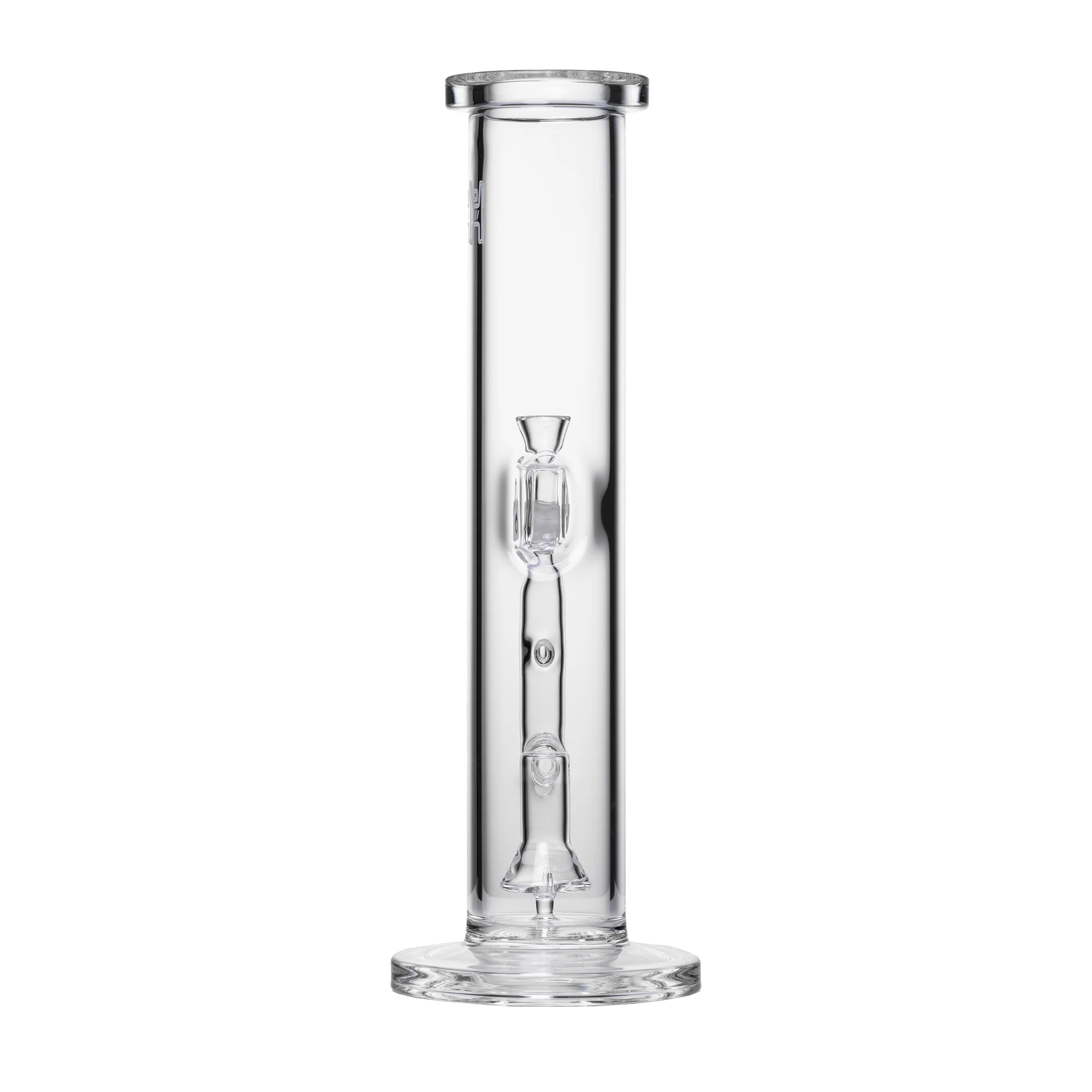 Human Grade 12" Straight Tube Water Pipe (Clear) - Image 7