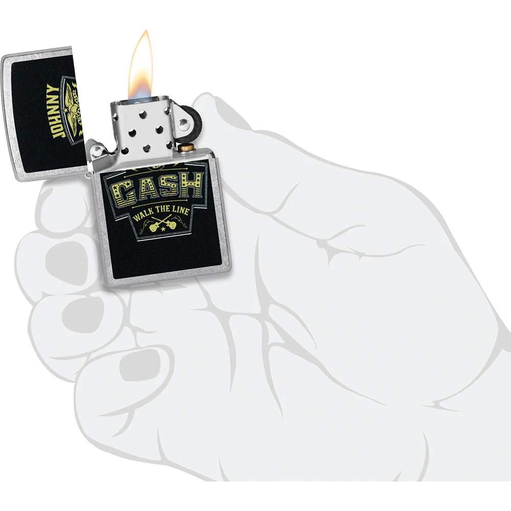 Johnny Cash Zippo Lighter - Image 2