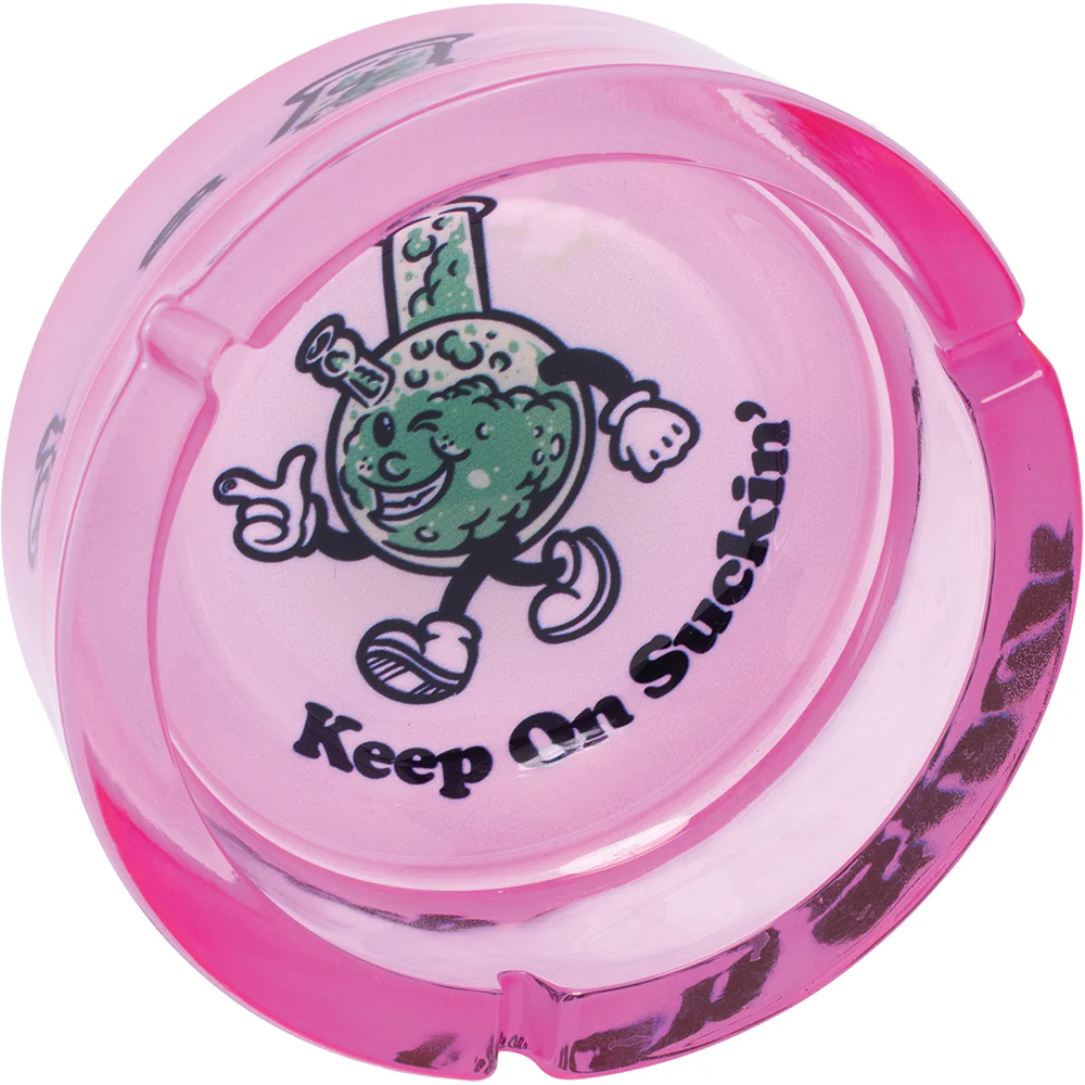 'Keep on Suckin' Glass AshTray