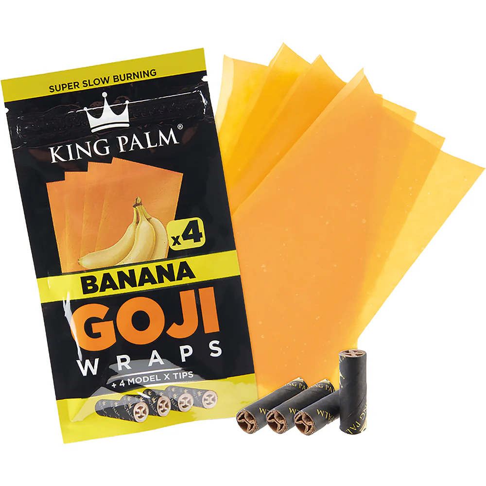 King Palm Goji Berry Wrap (Banana) (60 Wraps) - Image 4