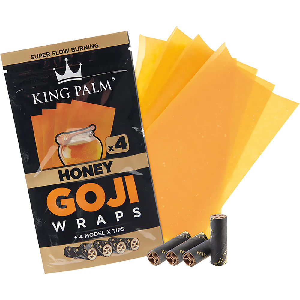 King Palm Goji Berry Wrap (Honey) (60 Wraps) - Image 4