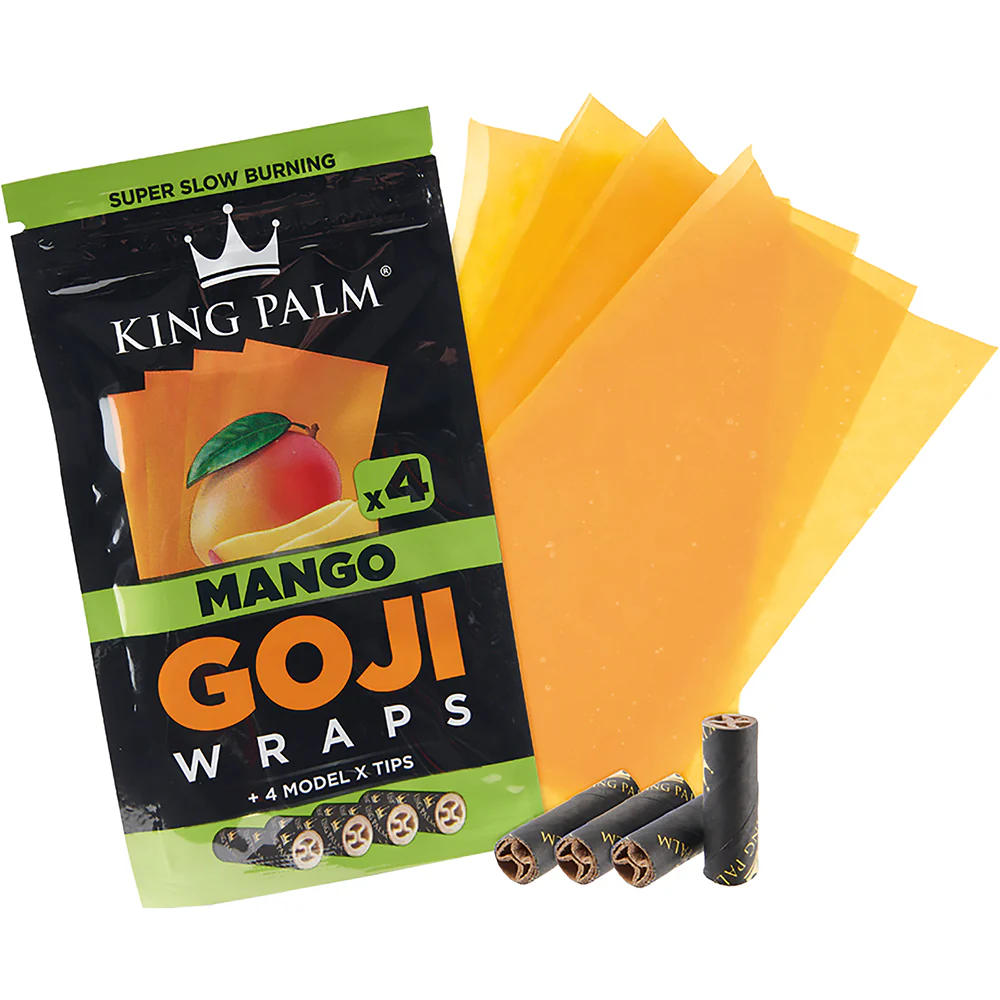King Palm Goji Berry Wrap (Mango) (60 Wraps) - Image 4