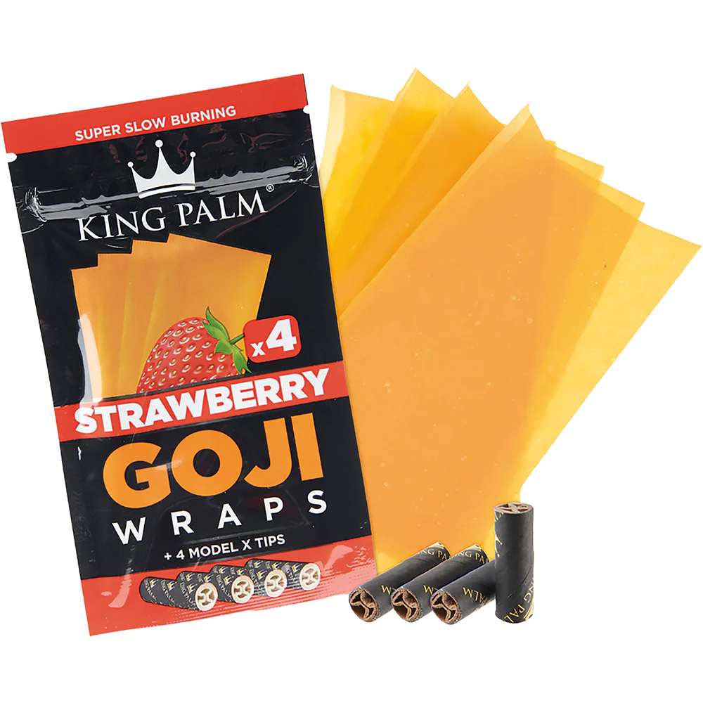 King Palm Goji Berry Wrap (Strawberry) (60 Wraps) - Image 4
