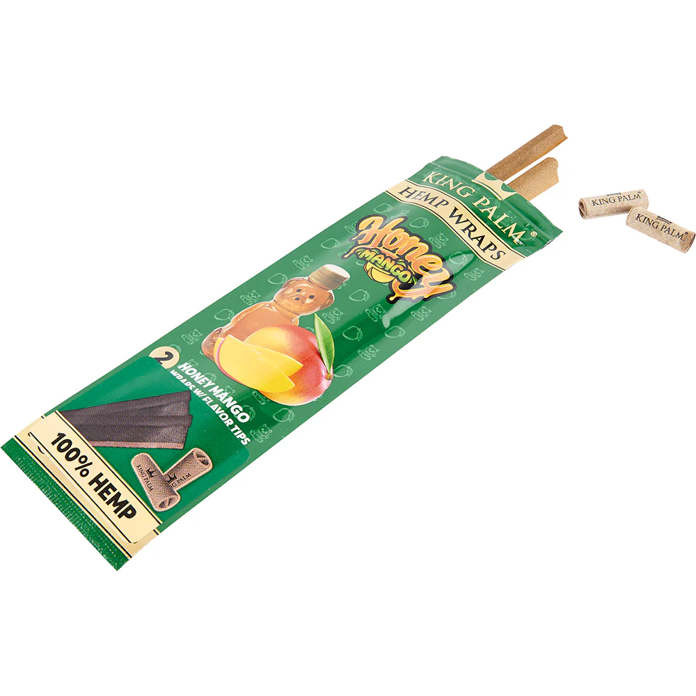 King Palm Hemp Wrap (Honey Mango) (30 Wraps) - Image 4