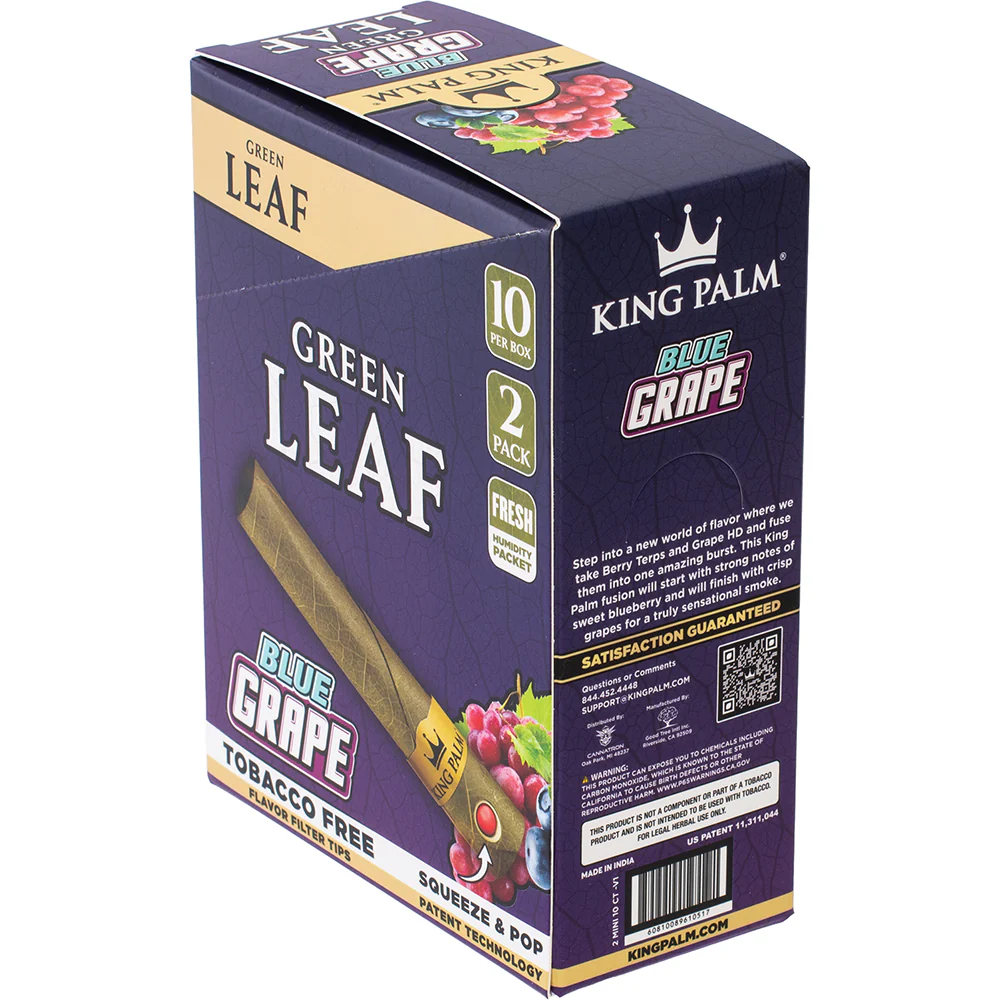 King Palm Mini Cones (Blue Grape) (20 Cones) - Image 2
