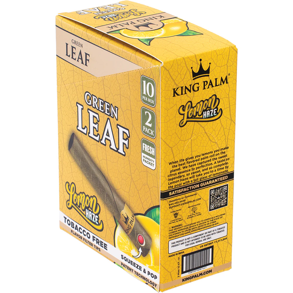 King Palm Mini Cones (Lemon Haze) (20 Cones) - Image 2