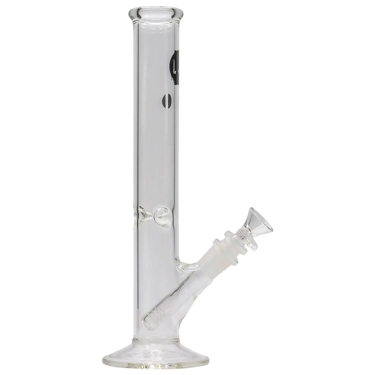 LA Pipes 12" Clear Straight Shot Bong - Image 2