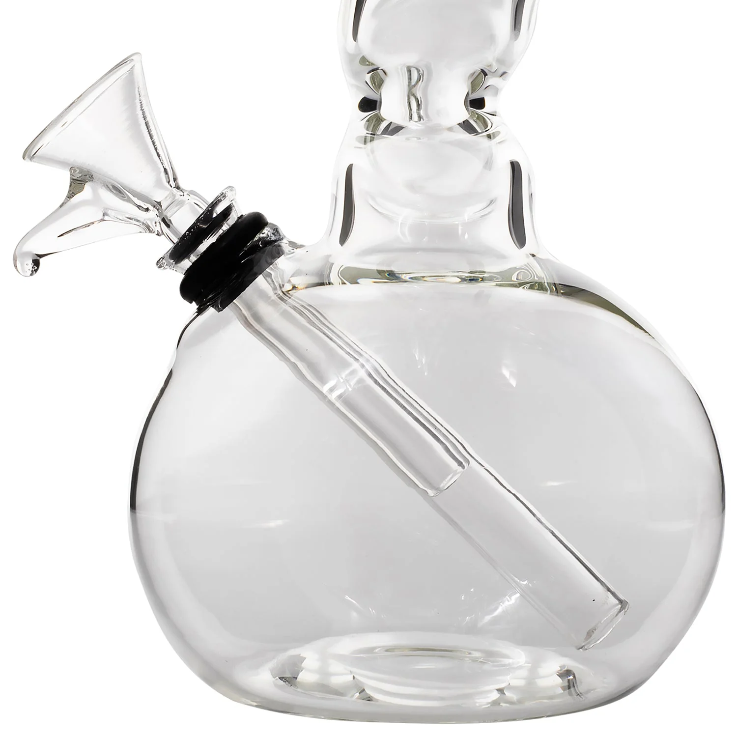 LA Pipes "Jacob's Ladder" Crystal Clear Zong Bong - Image 5