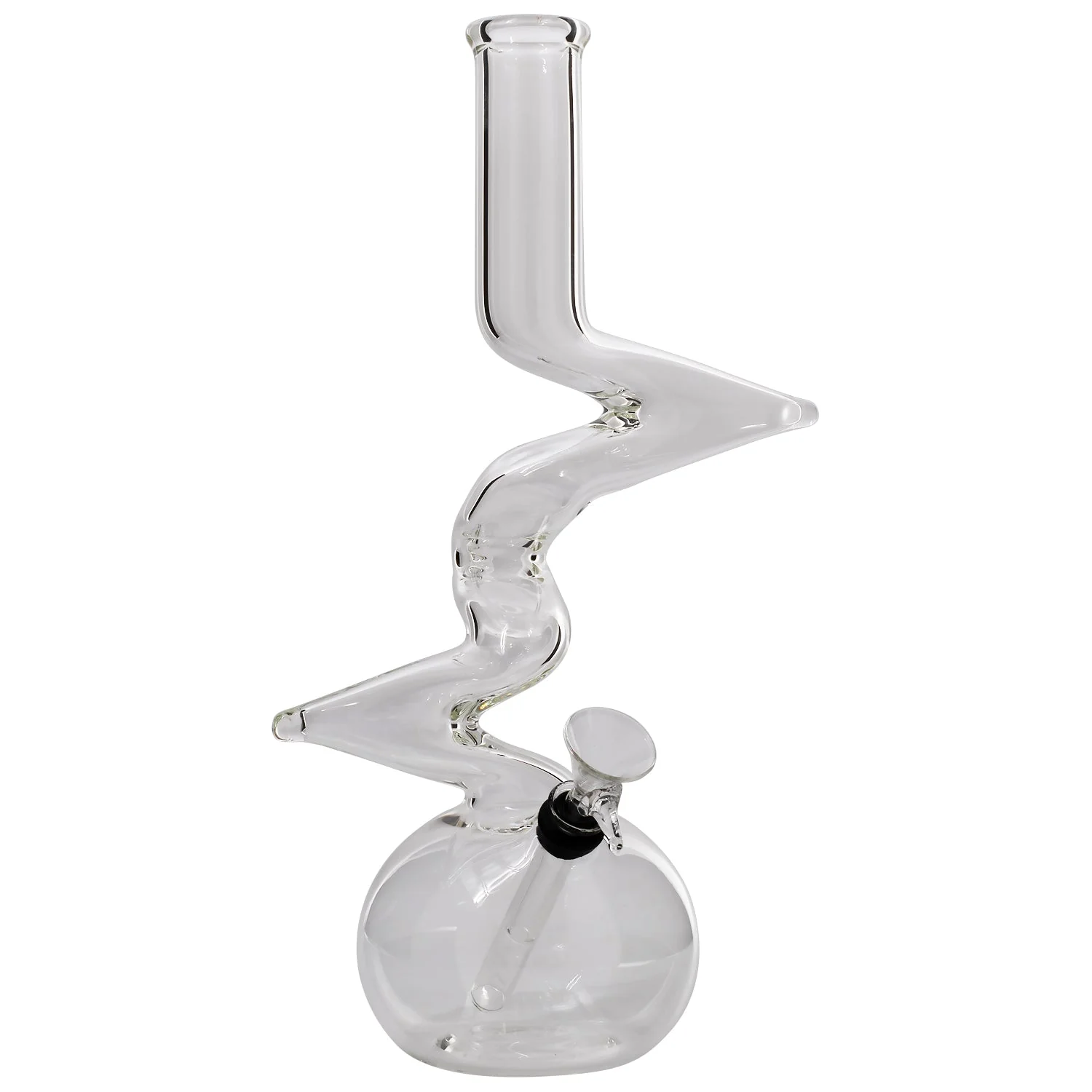 LA Pipes "Jacob's Ladder" Crystal Clear Zong Bong - Image 7