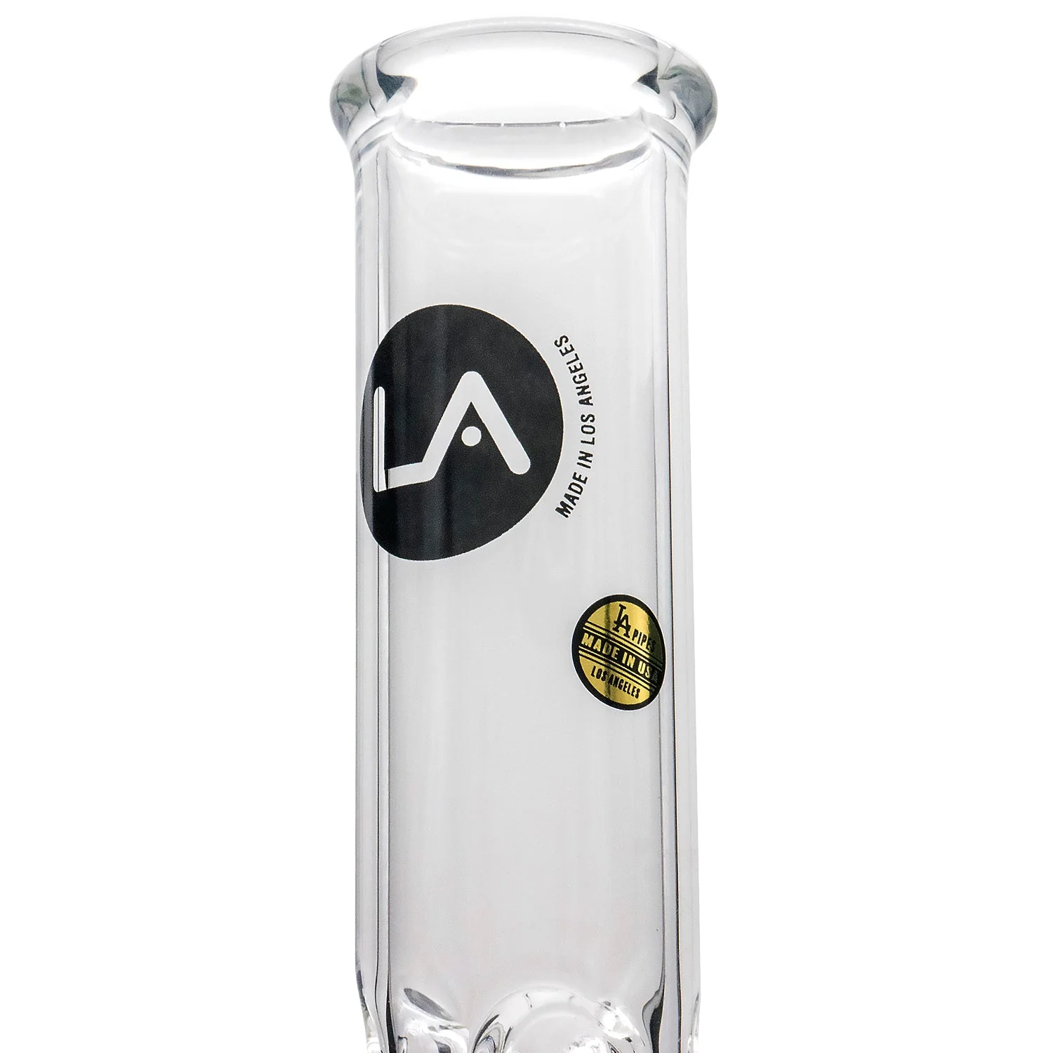 LA Pipes Single or Double Showerhead Perc Beaker Bong - Image 11