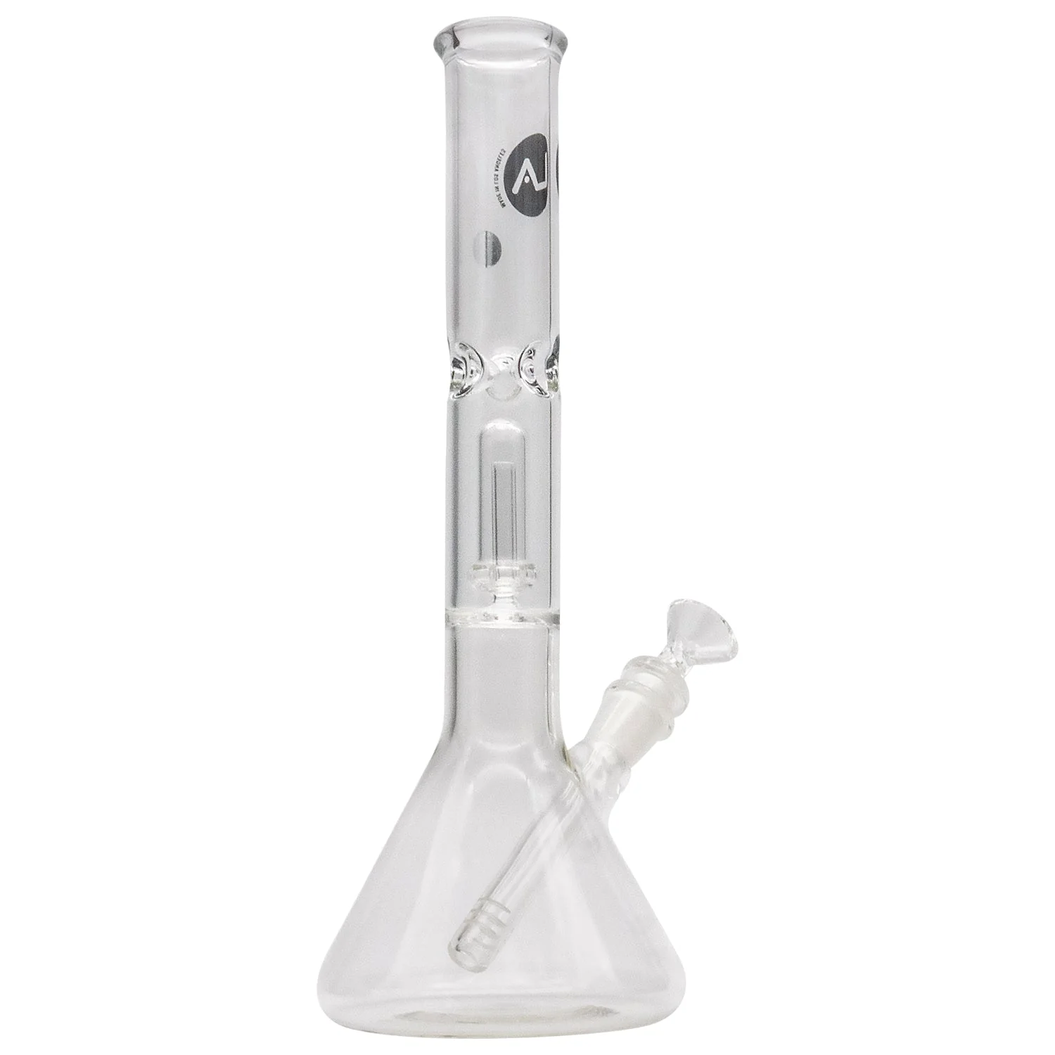 LA Pipes Single or Double Showerhead Perc Beaker Bong - Image 3