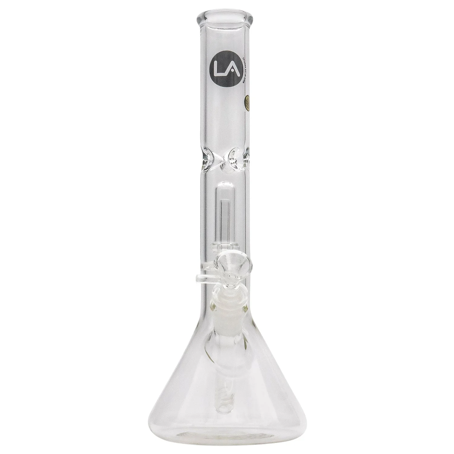 LA Pipes Single or Double Showerhead Perc Beaker Bong - Image 4