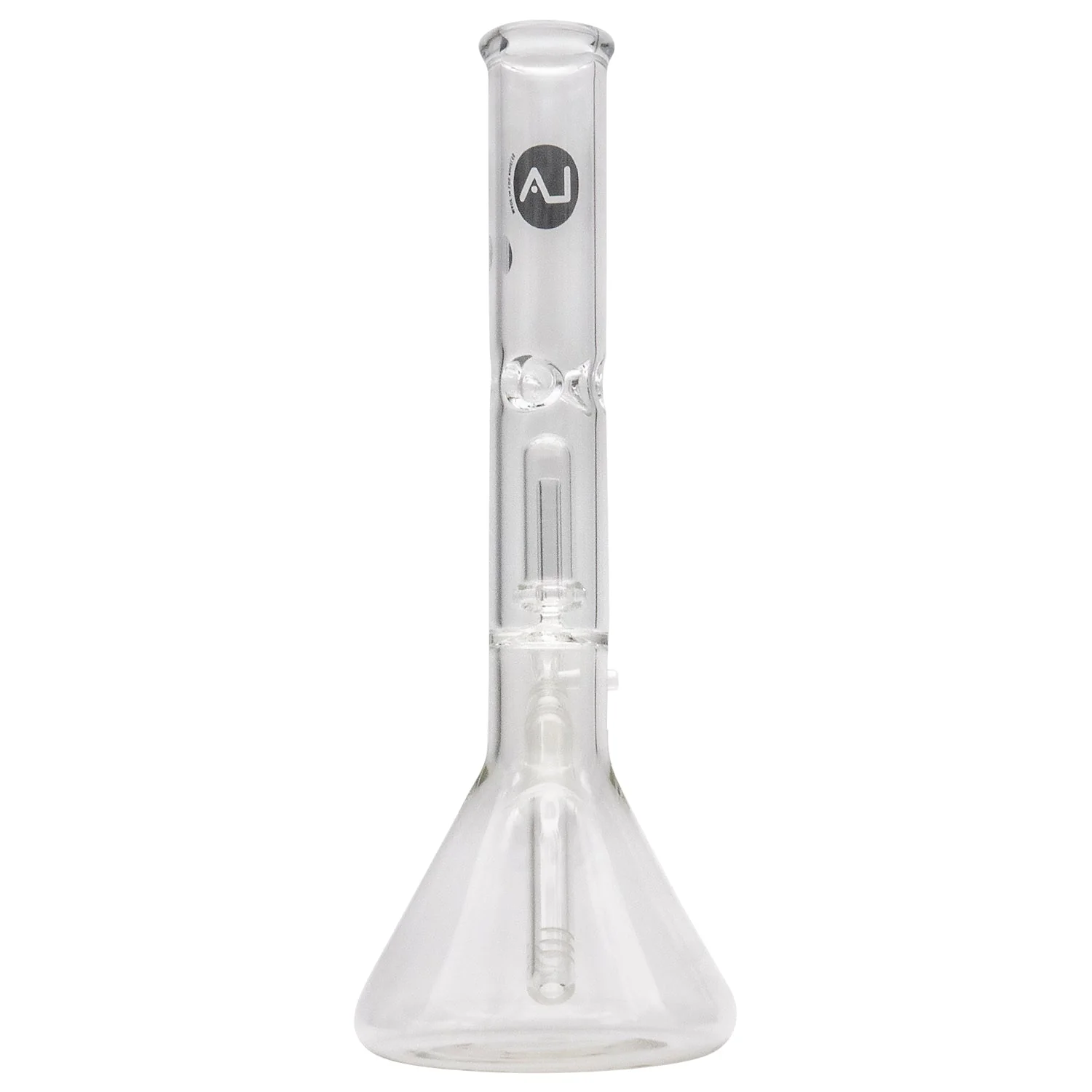 LA Pipes Single or Double Showerhead Perc Beaker Bong - Image 8