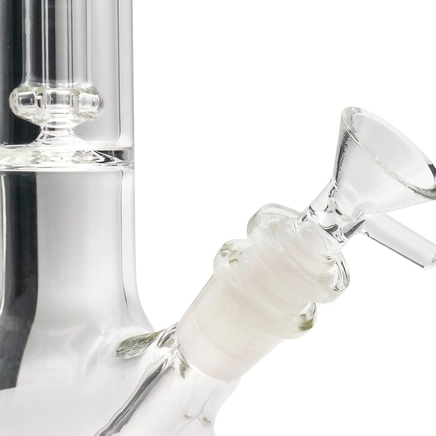 LA Pipes Single or Double Showerhead Perc Beaker Bong - Image 9
