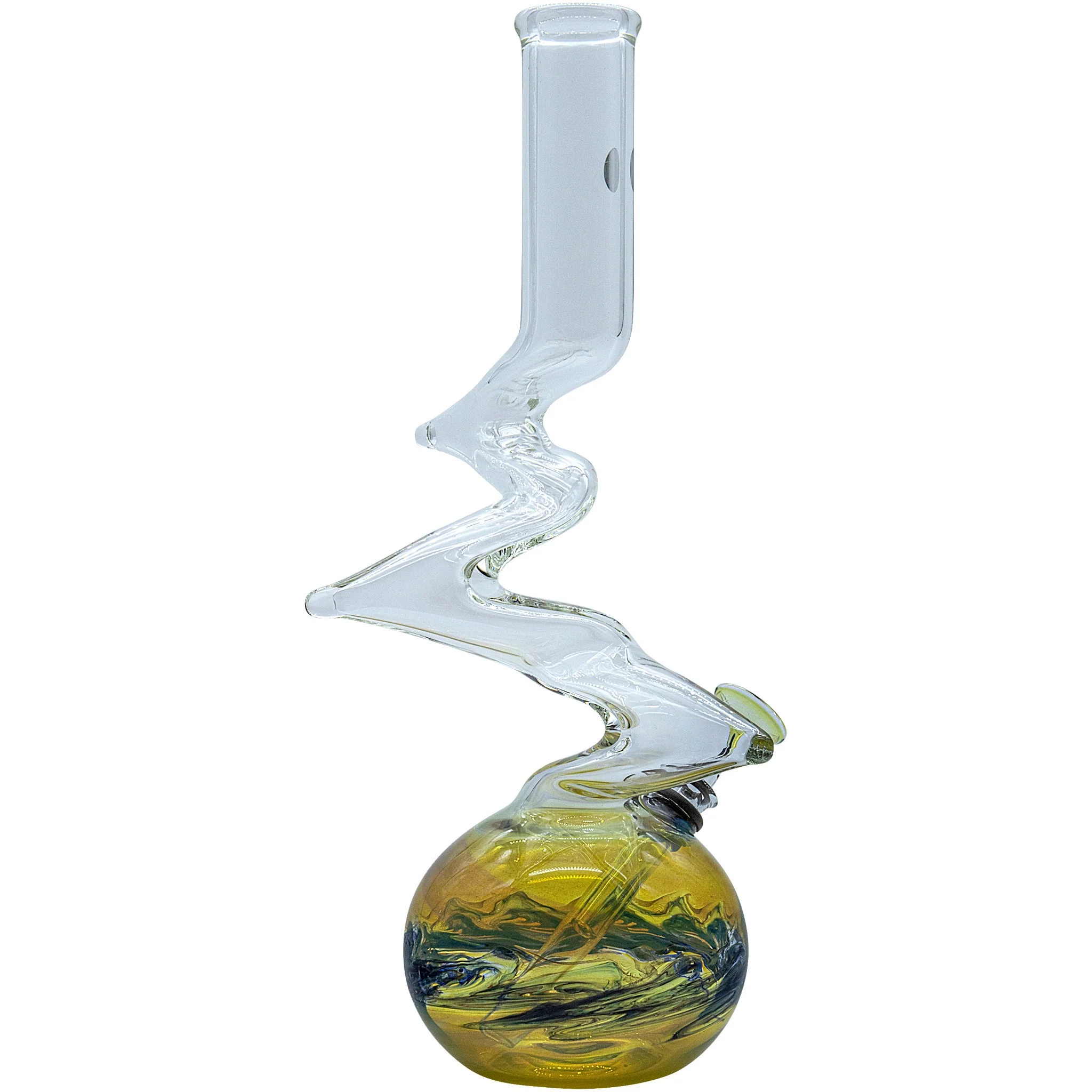 LA Pipes "Switchback" Bubble Base Bong - Image 10