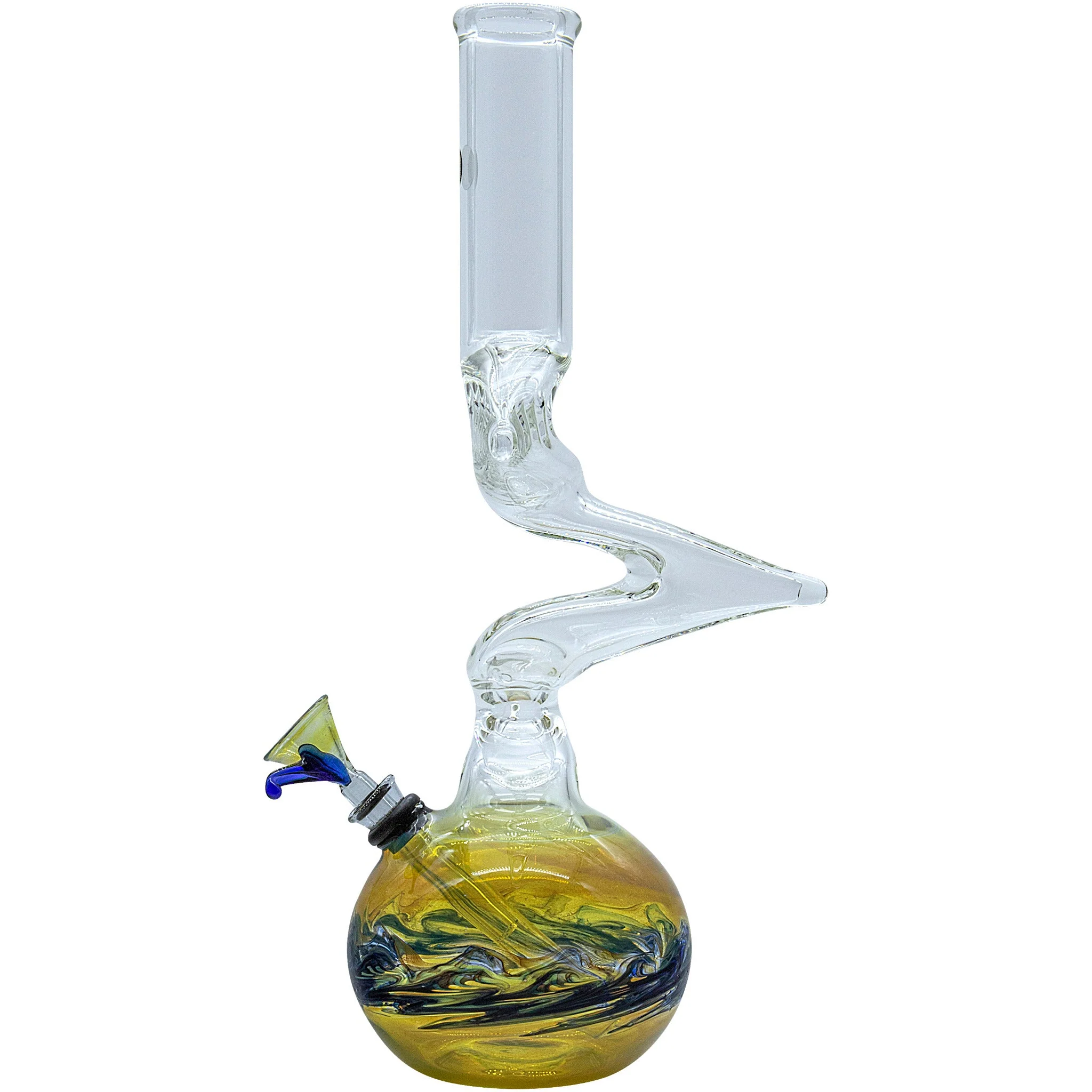 LA Pipes "Switchback" Bubble Base Bong - Image 16