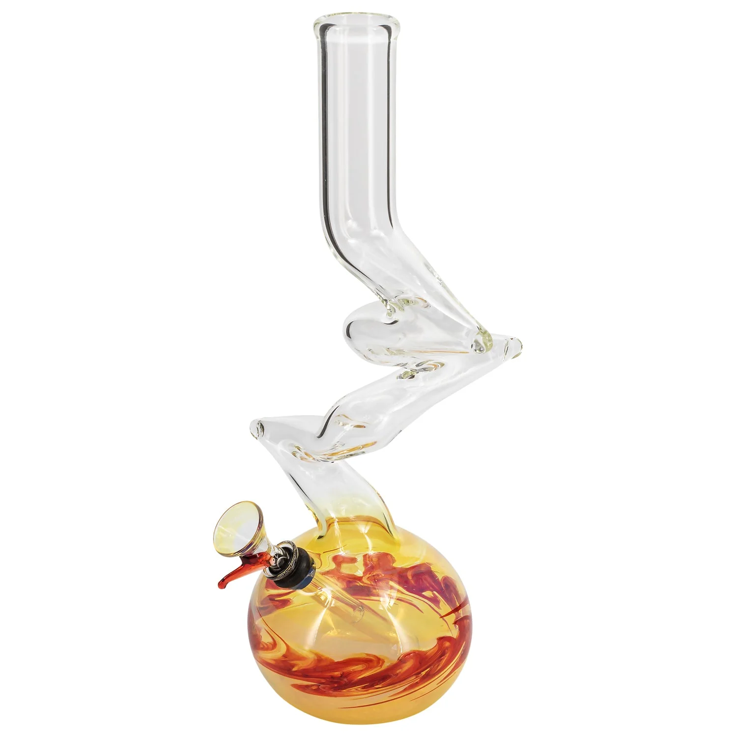 LA Pipes "Switchback" Bubble Base Bong - Image 4