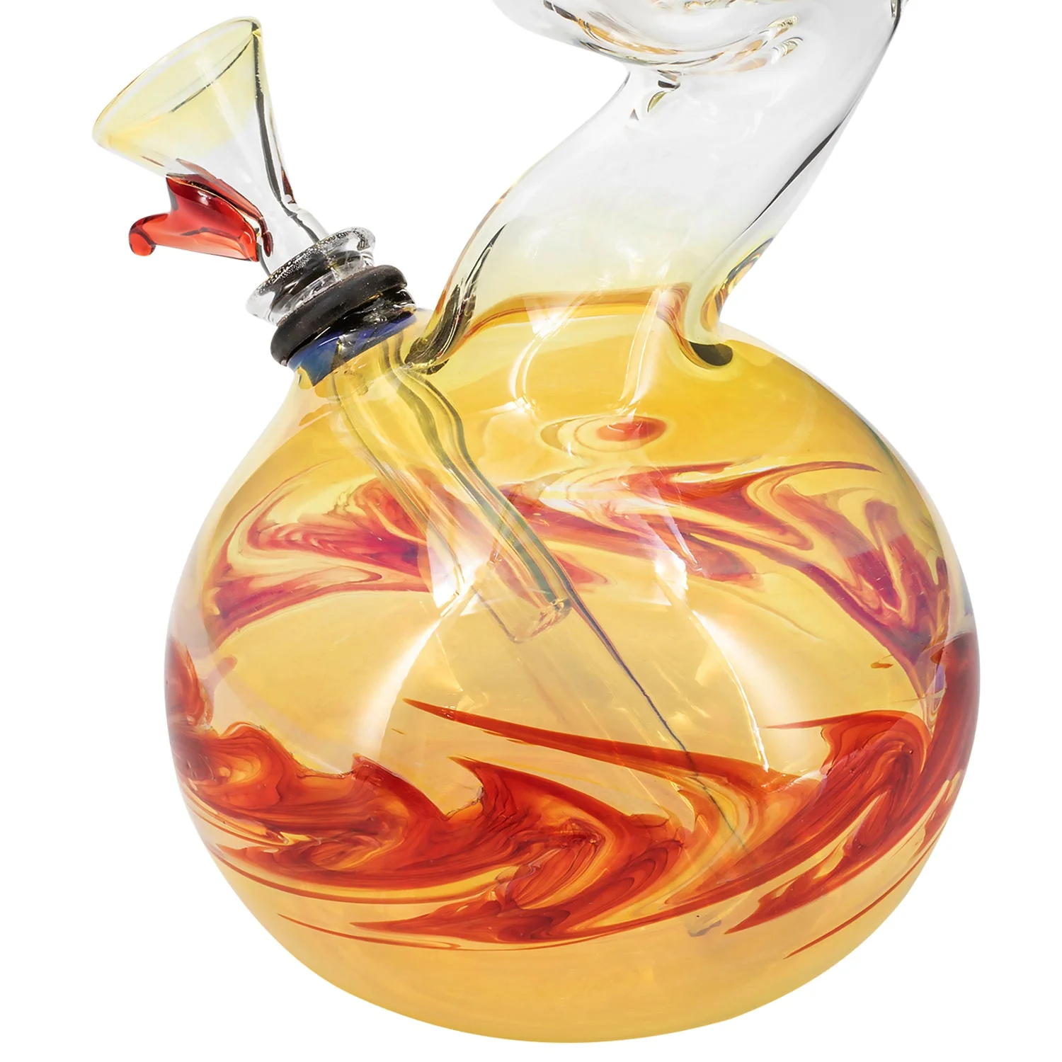 LA Pipes "Switchback" Bubble Base Bong - Image 5