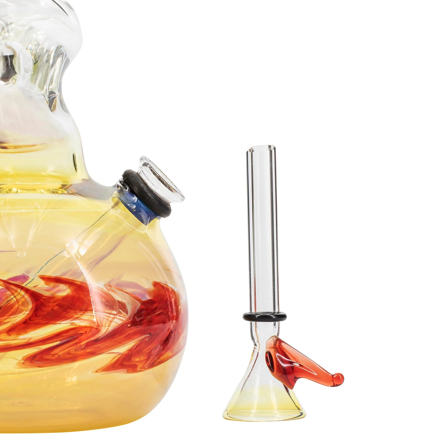 LA Pipes "Switchback" Bubble Base Bong - Image 6
