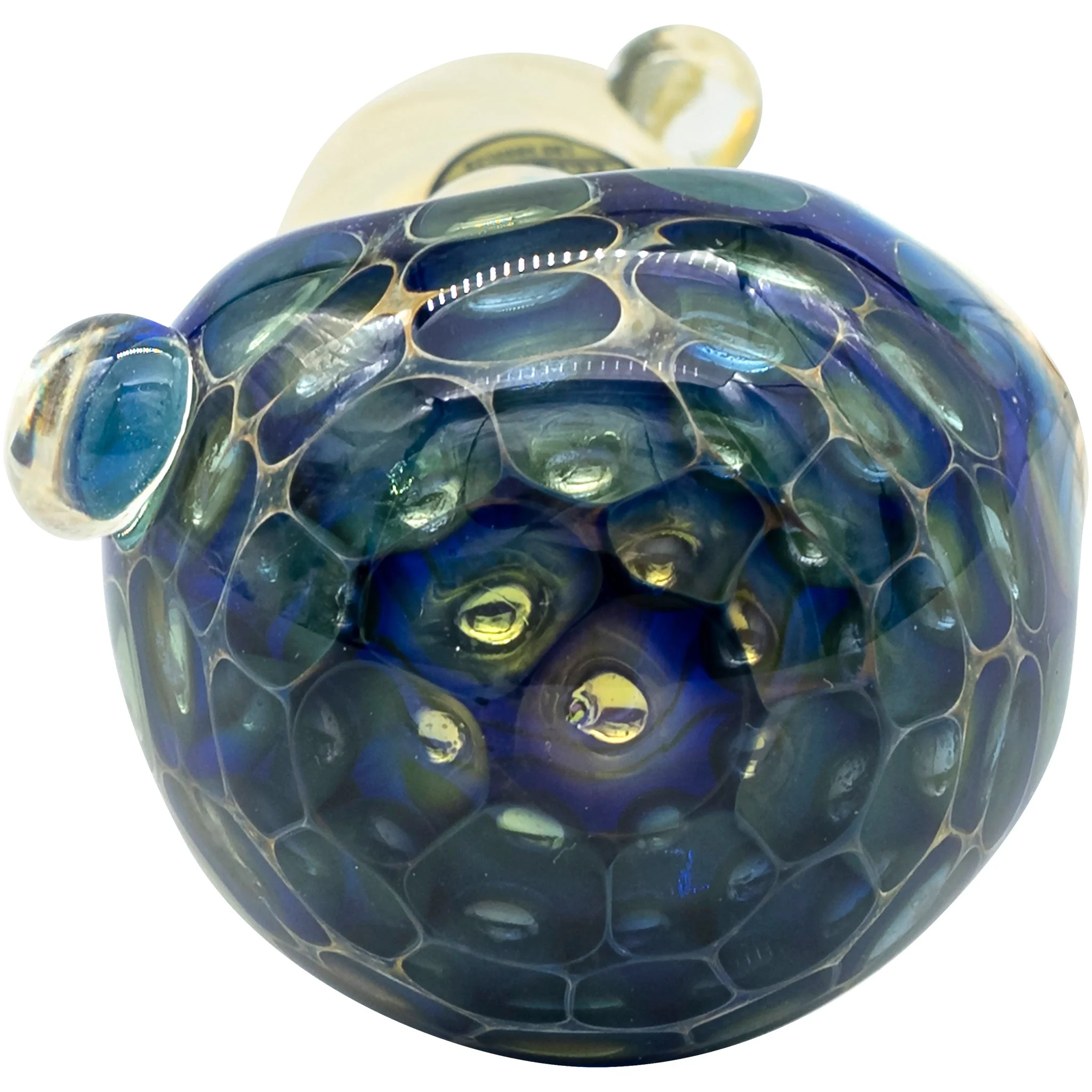 LA Pipes "The Hive" Honeycomb Color Changing Glass Pipe - Image 11