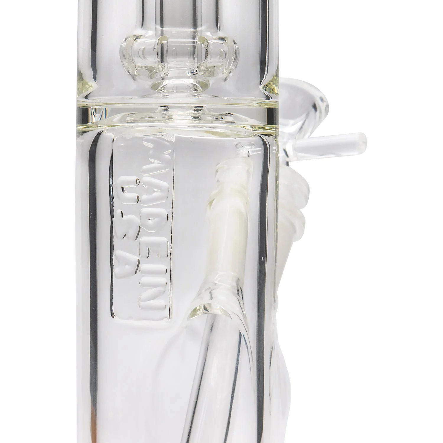 LA Pipes Thick Glass Straight Showerhead Perc Bong - Image 11