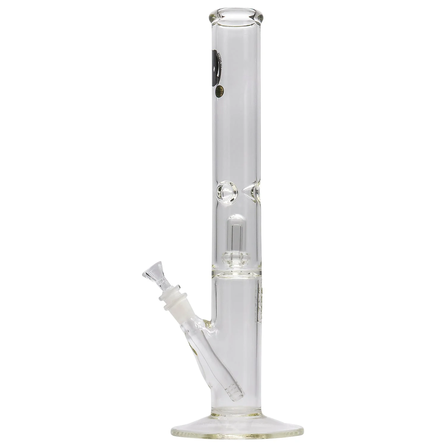 LA Pipes Thick Glass Straight Showerhead Perc Bong - Image 5