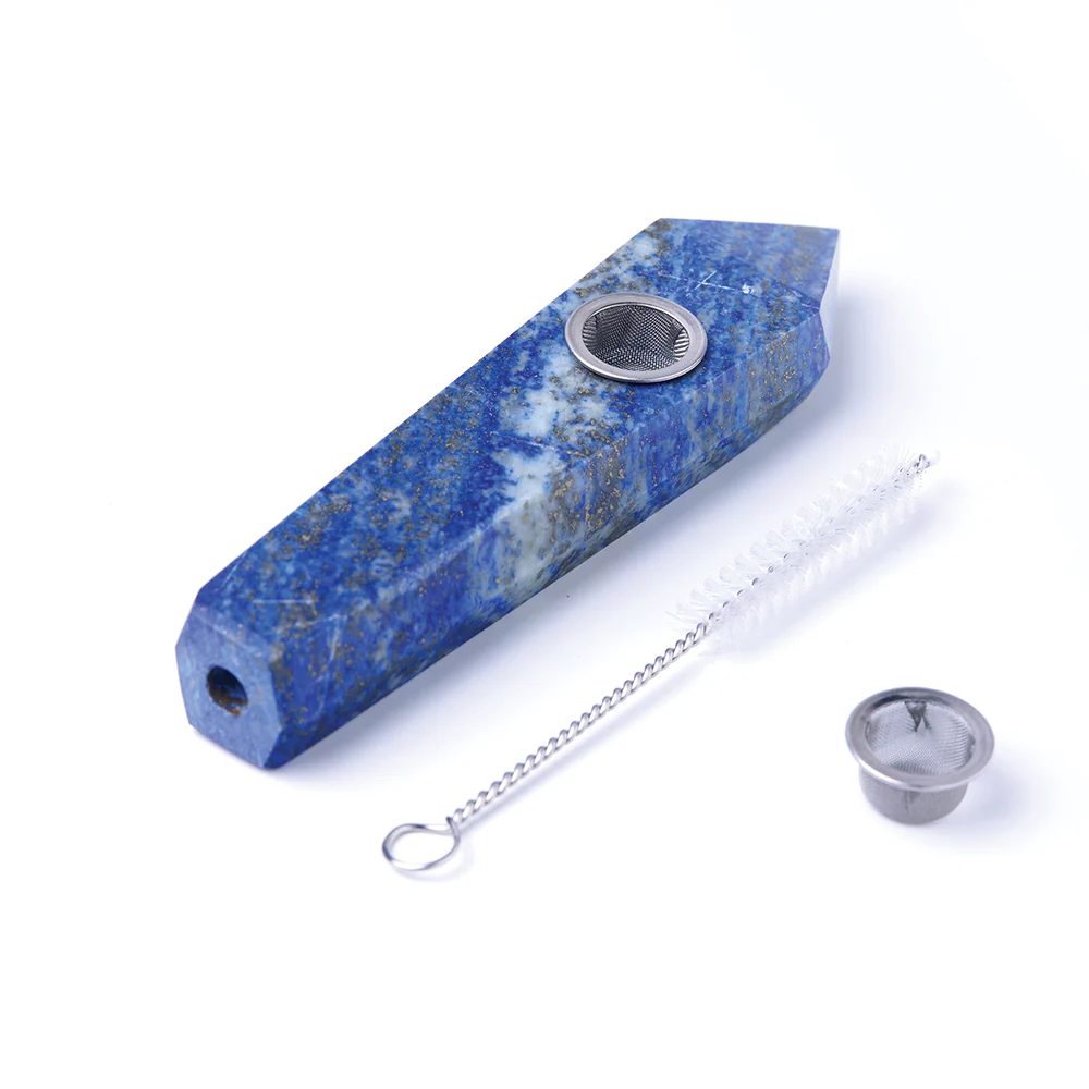 Lapis Lazuli Gemstone Pipe - Image 5