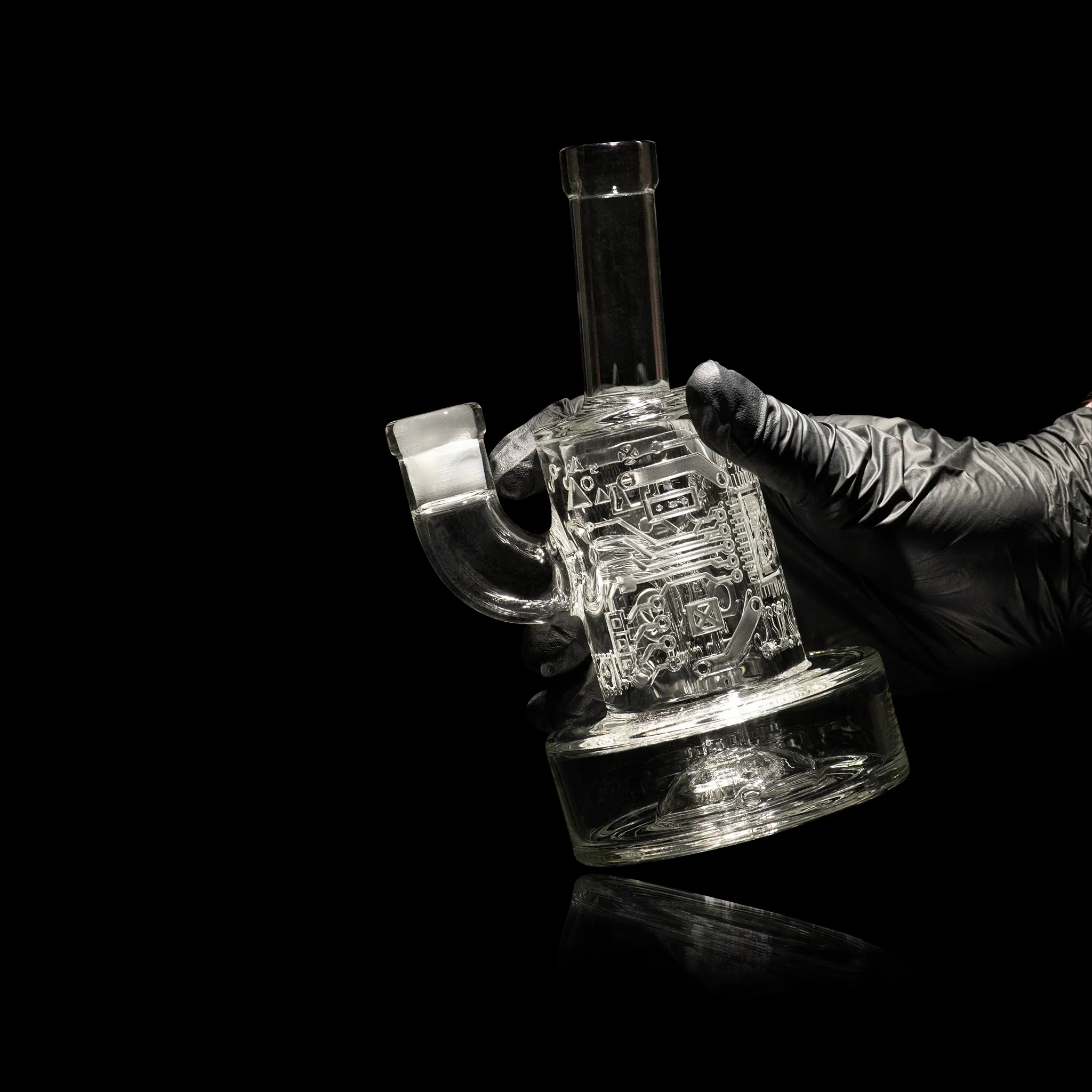 Milky Way Glass Air Circuit 7" Dab Rig (Clear) - Image 4