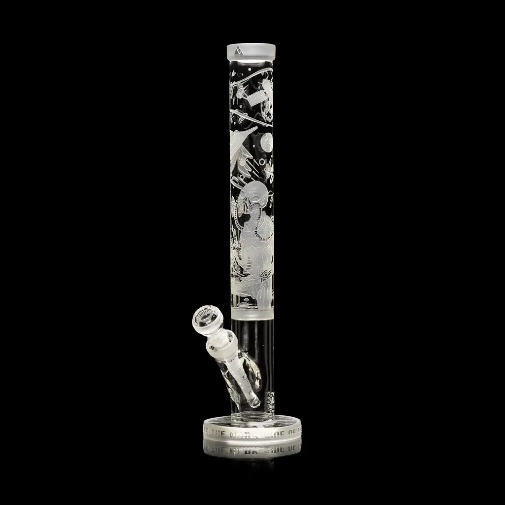 Milky Way Glass Alien Artifacts 18″ Straight Tube (Clear) - Image 2