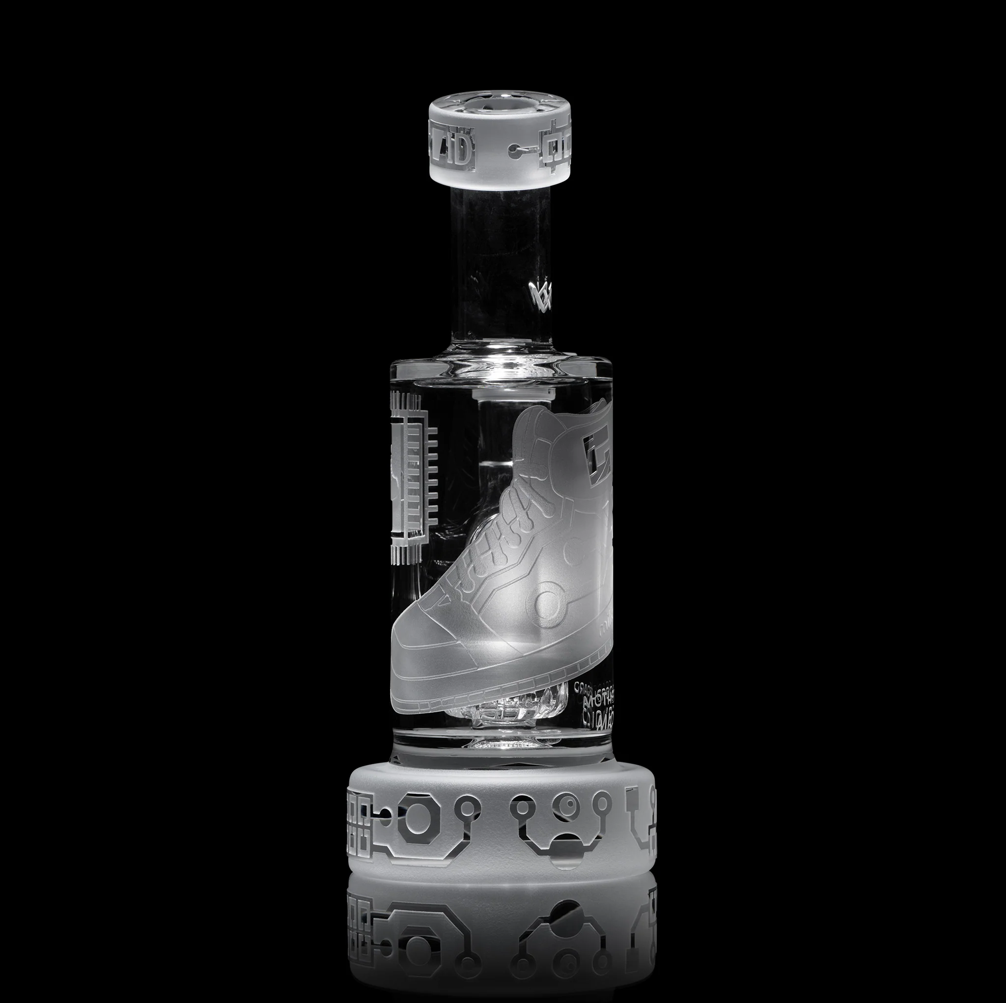 Milky Way Glass Motherboard Mid 6" Dab Rig (Clear) - Image 4