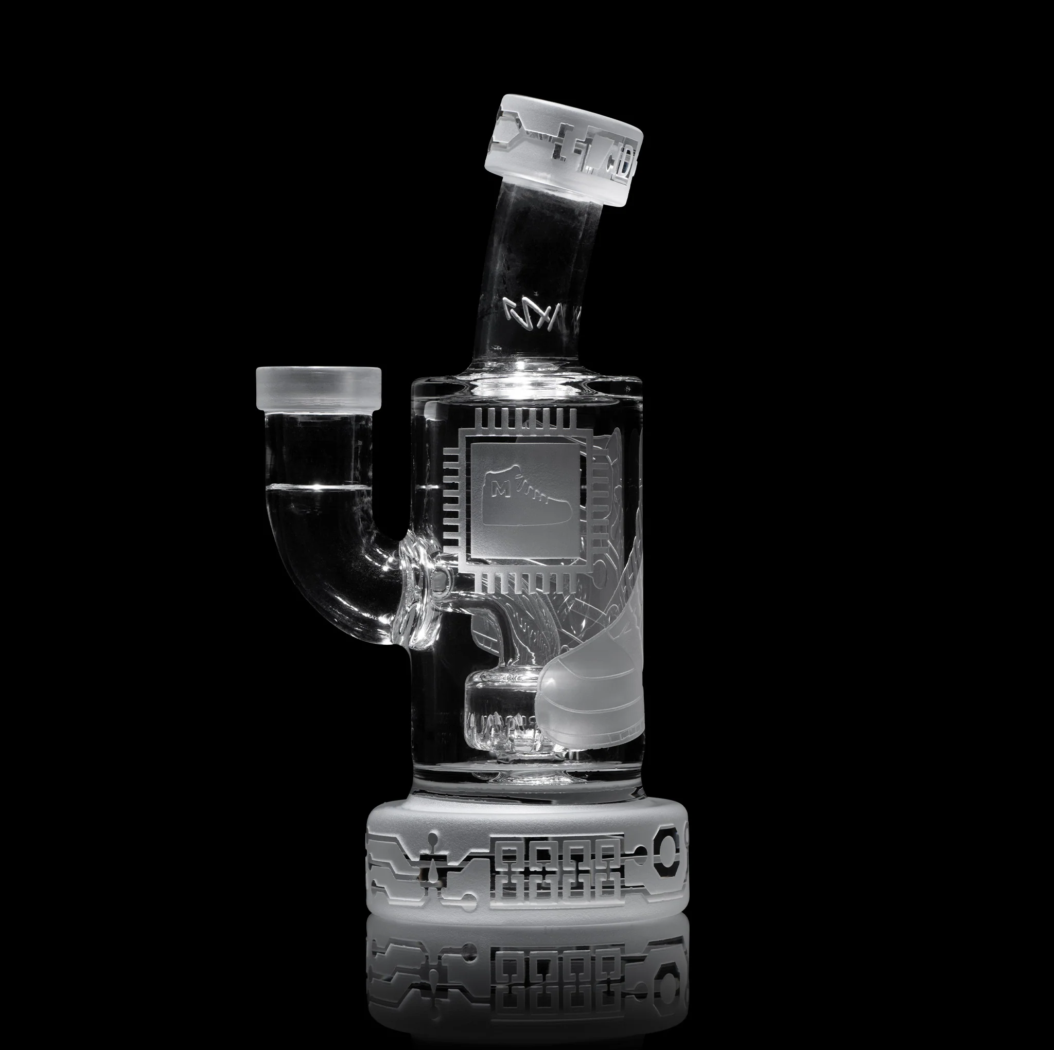 Milky Way Glass Motherboard Mid 6" Dab Rig (Clear) - Image 7