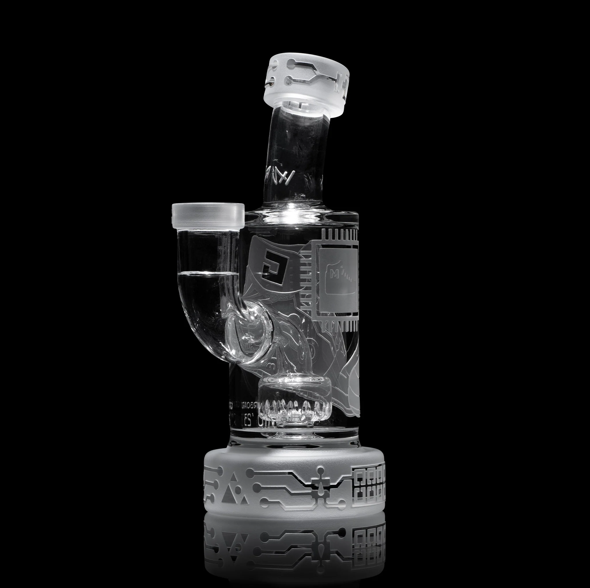Milky Way Glass Motherboard Mid 6" Dab Rig (Clear) - Image 8
