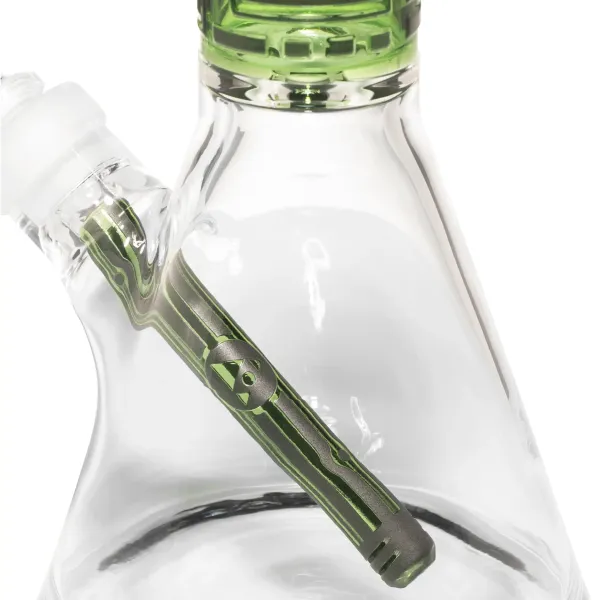 Milky Way Glass Species 14" Beaker Bong (Green) - Image 3
