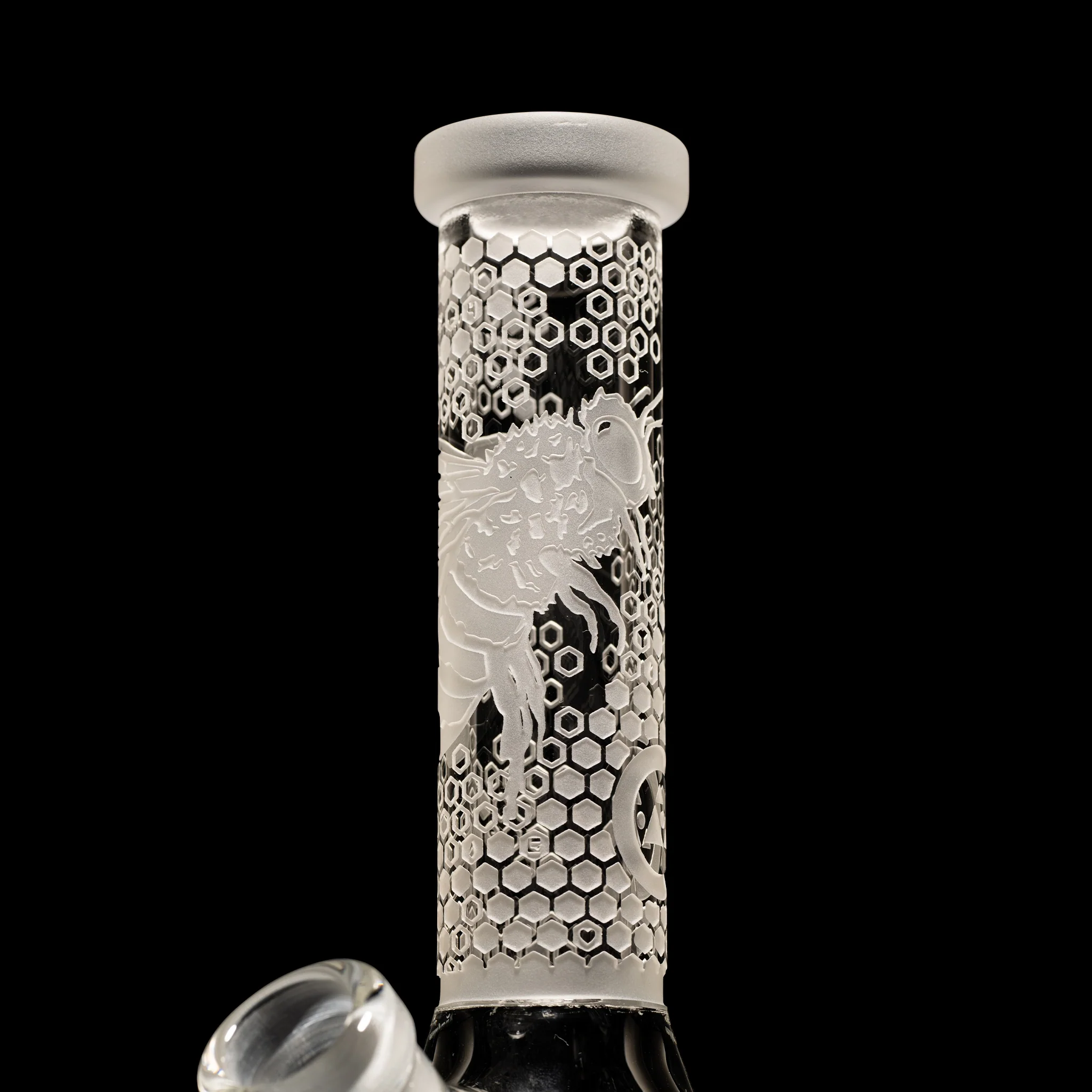 Milky Way Glass Tiny Apiary Mini 8" Beaker Bong (Clear) - Image 3