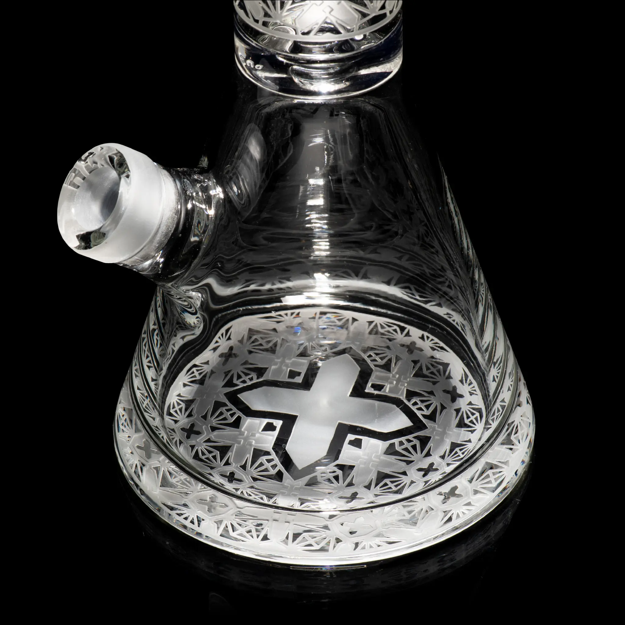 Milky Way Glass X-Morphic: EVO 14″ Beaker Bong (Clear) - Image 3