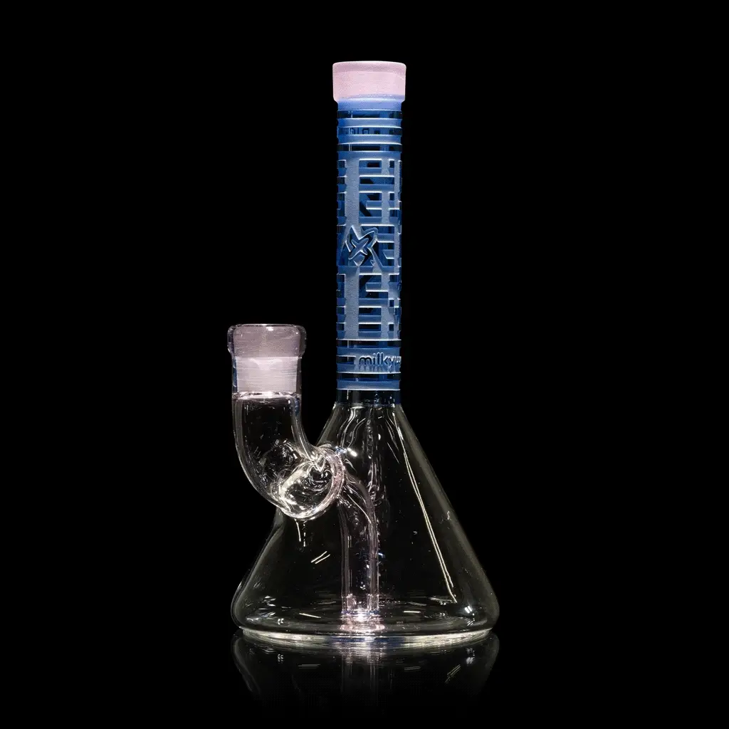 Milky Way X Bio-ID 7" Beaker Bong (Blue) - Image 2