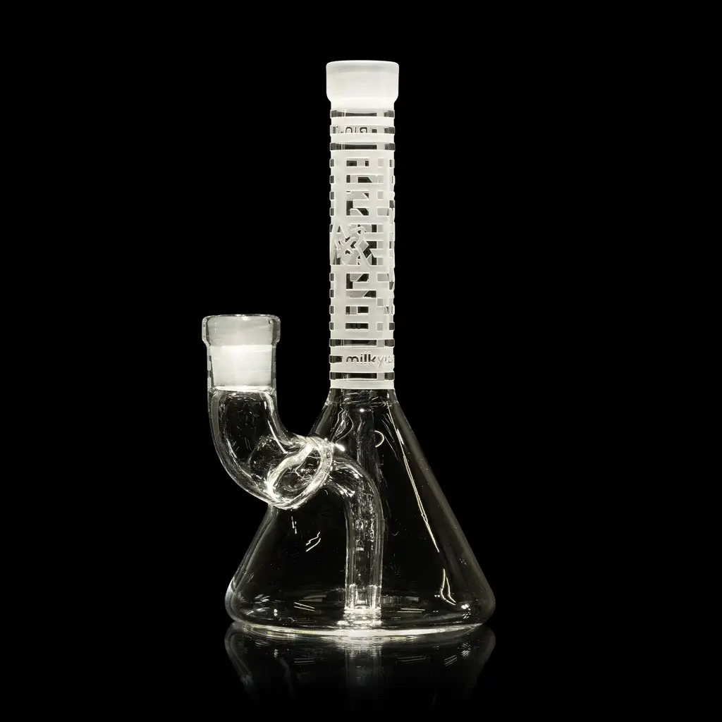Milky Way X Bio-ID 7" Beaker Bong (Clear) - Image 2