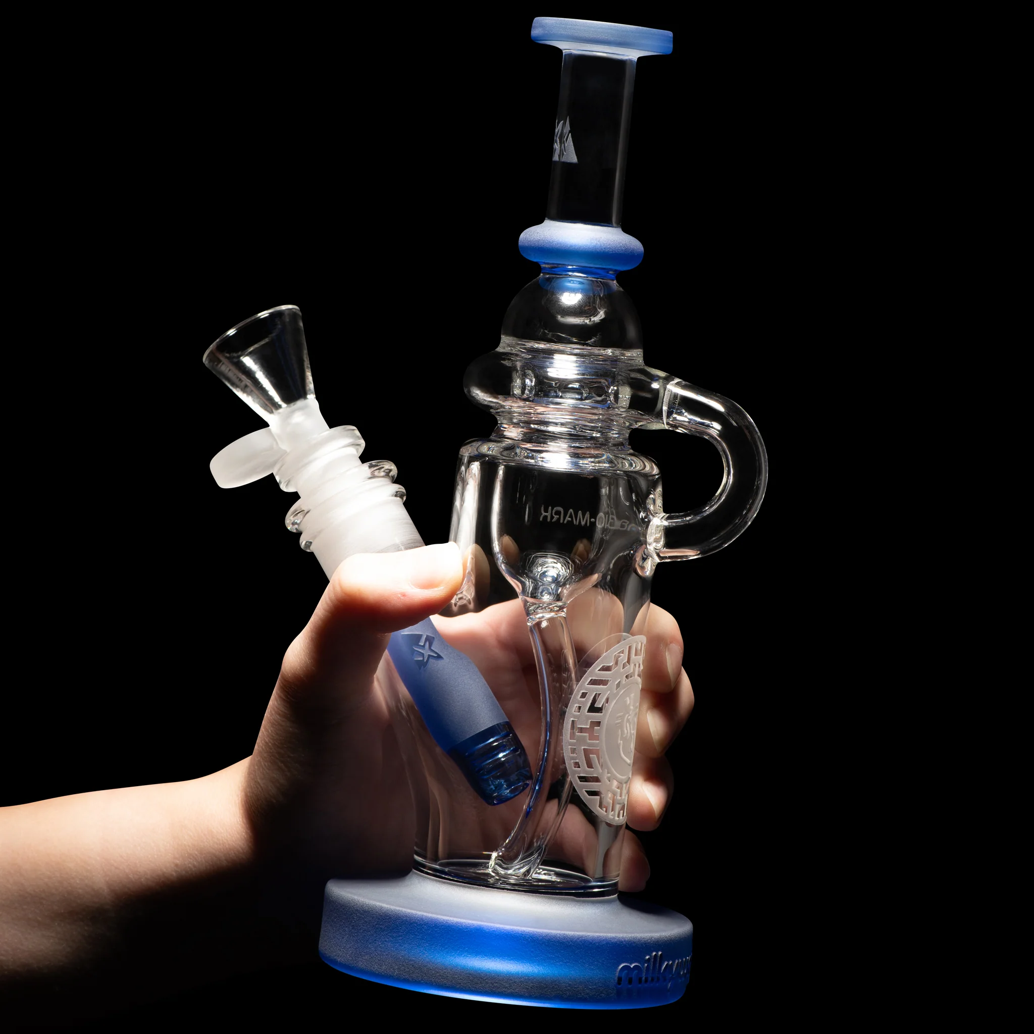 Milky Way X Bio-Insignia 8" Recycler (Blue) - Image 3