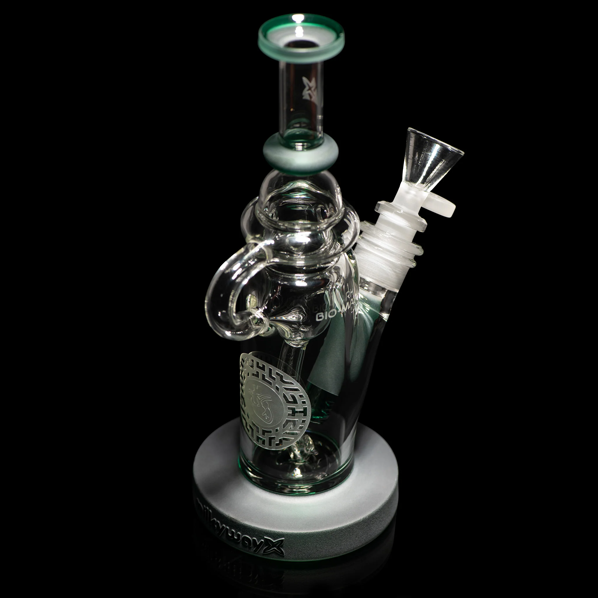 Milky Way X Bio-Insignia 8" Recycler (Teal) - Image 4