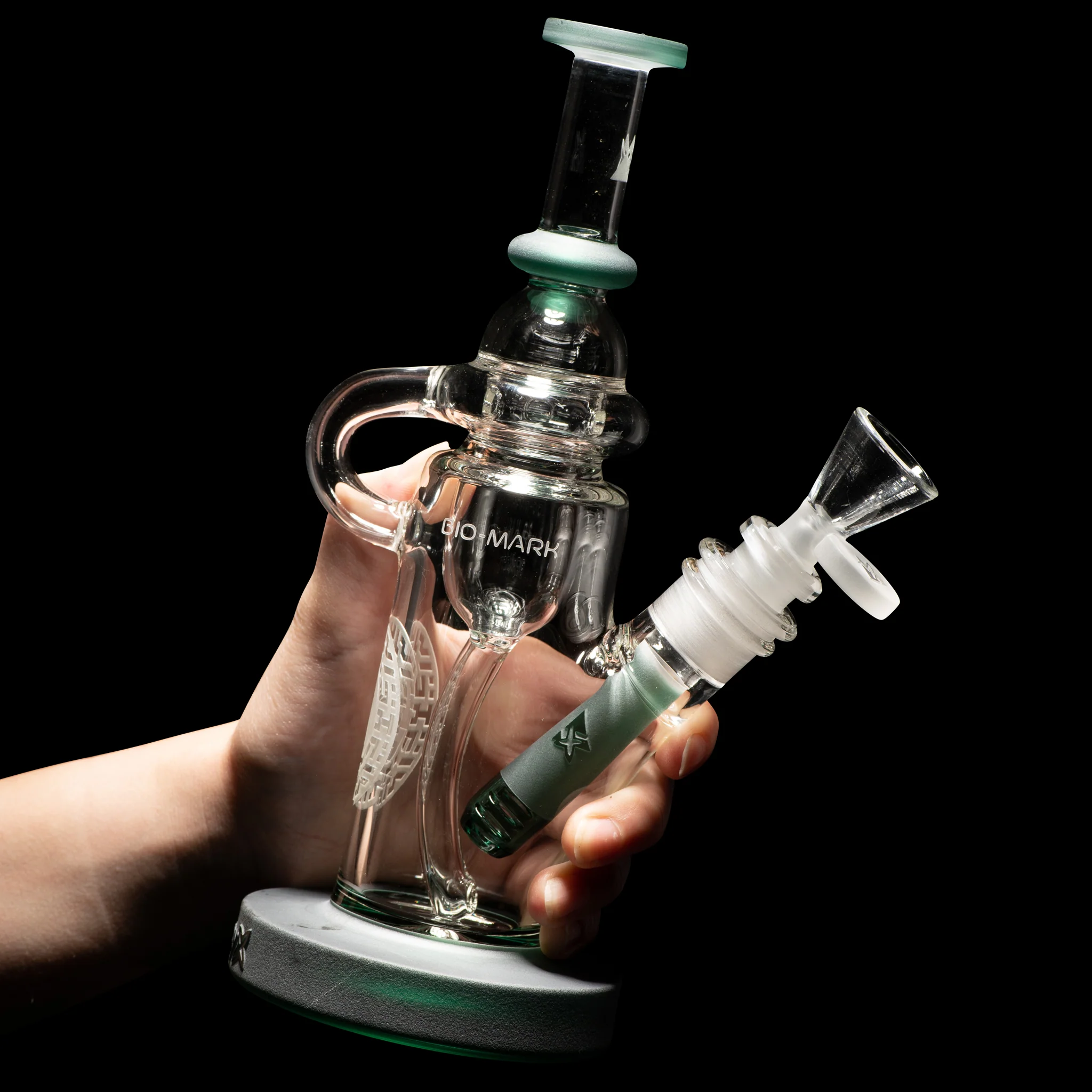 Milky Way X Bio-Insignia 8" Recycler (Teal) - Image 5