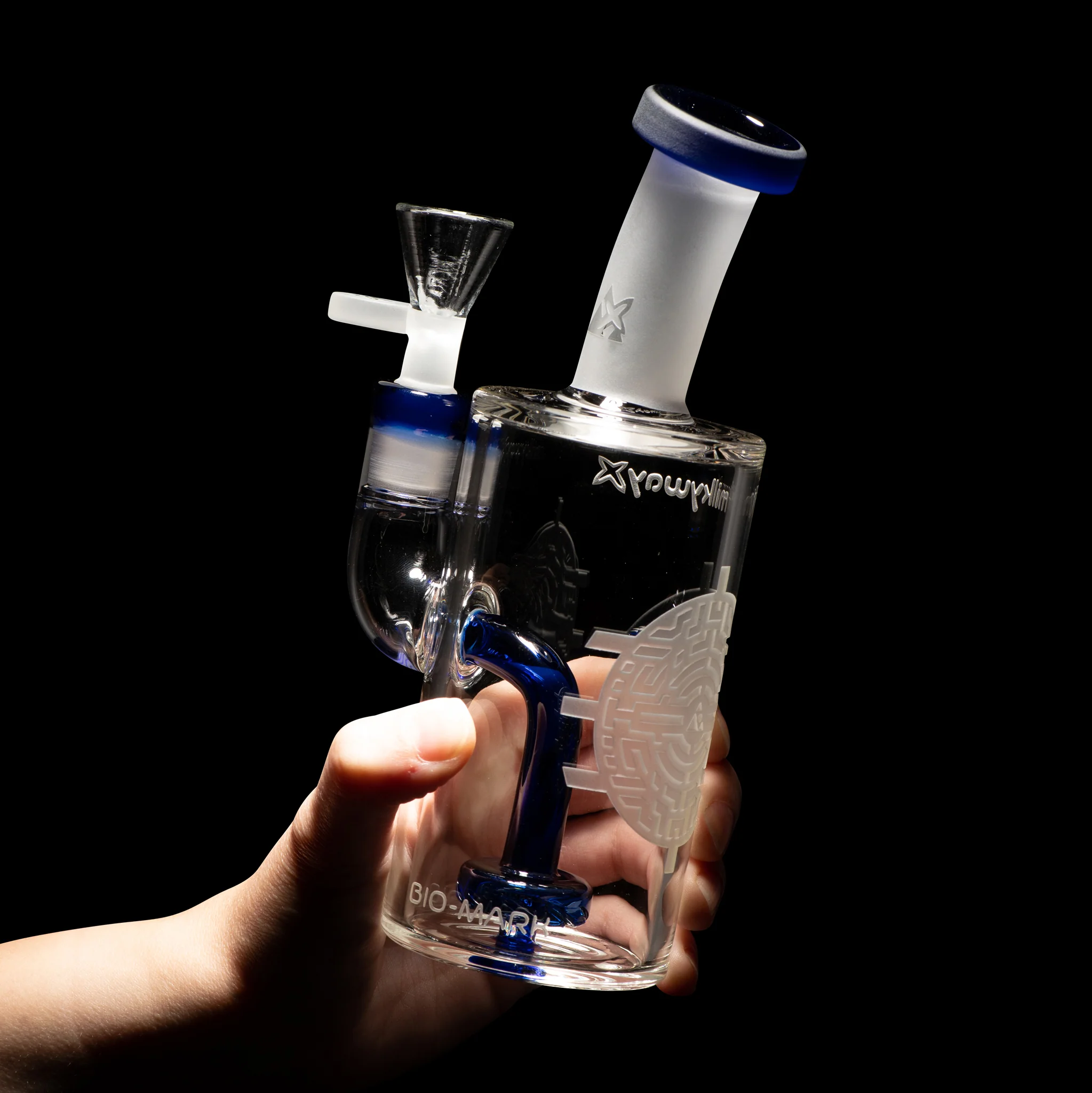 Milky Way X Bio Seal 7" Dab Rig (Dark Blue) - Image 3