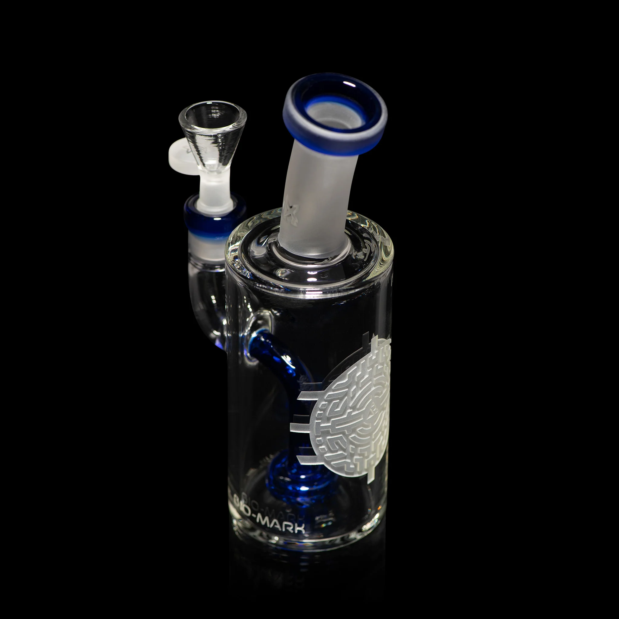Milky Way X Bio Seal 7" Dab Rig (Dark Blue) - Image 4