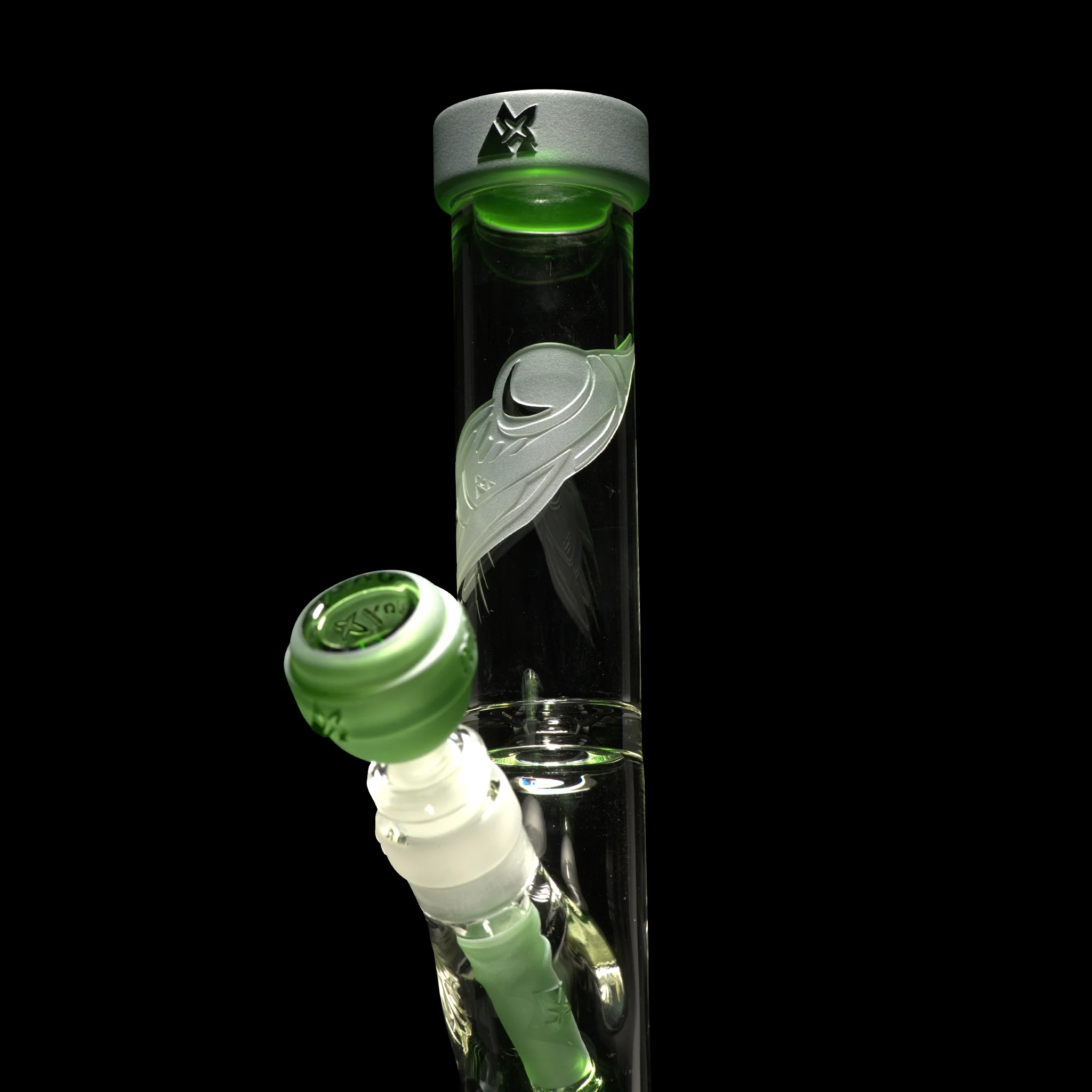 Milky Way X Spaceship X 9" Straight Tube (Green) - Image 3