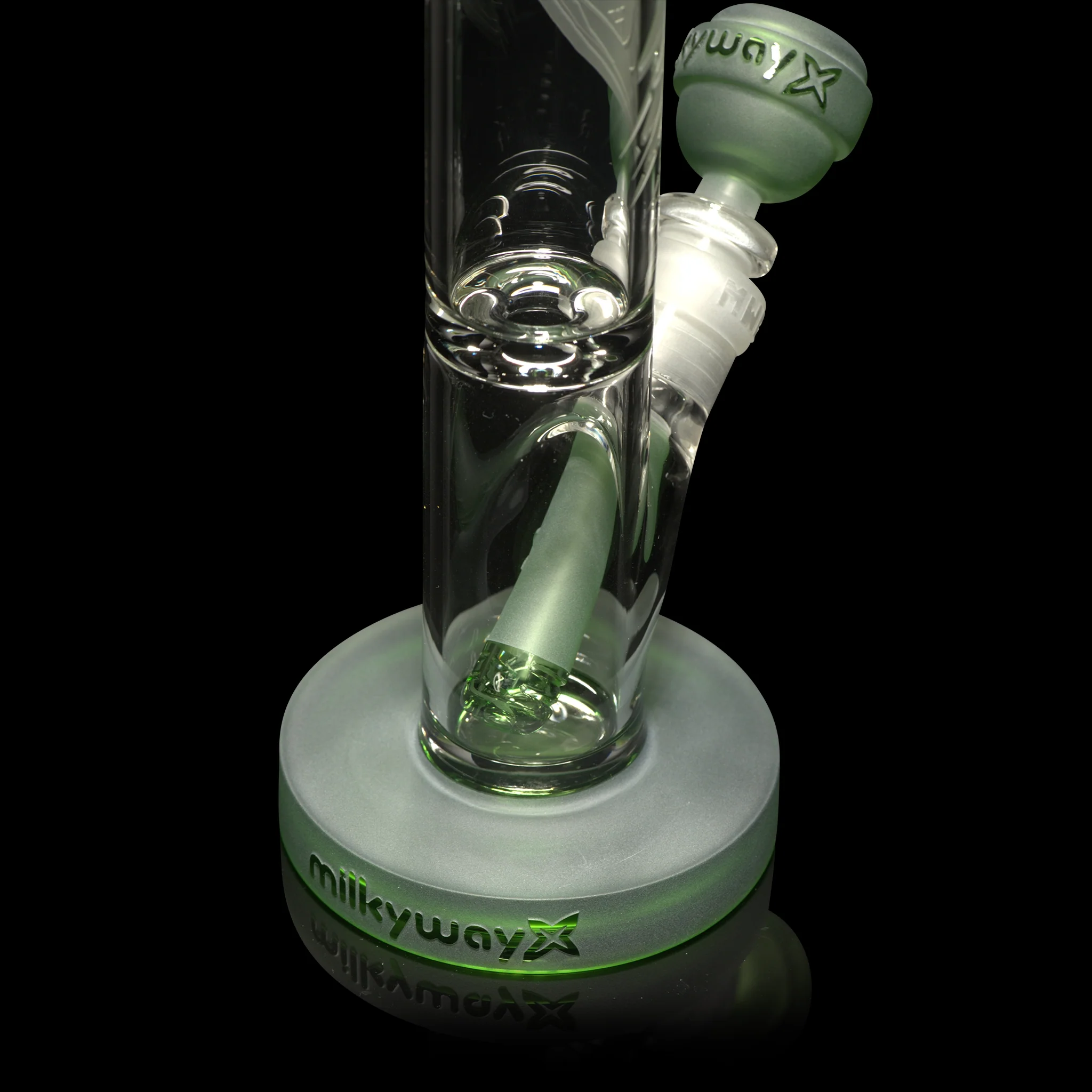 Milky Way X Spaceship X 9" Straight Tube (Green) - Image 4