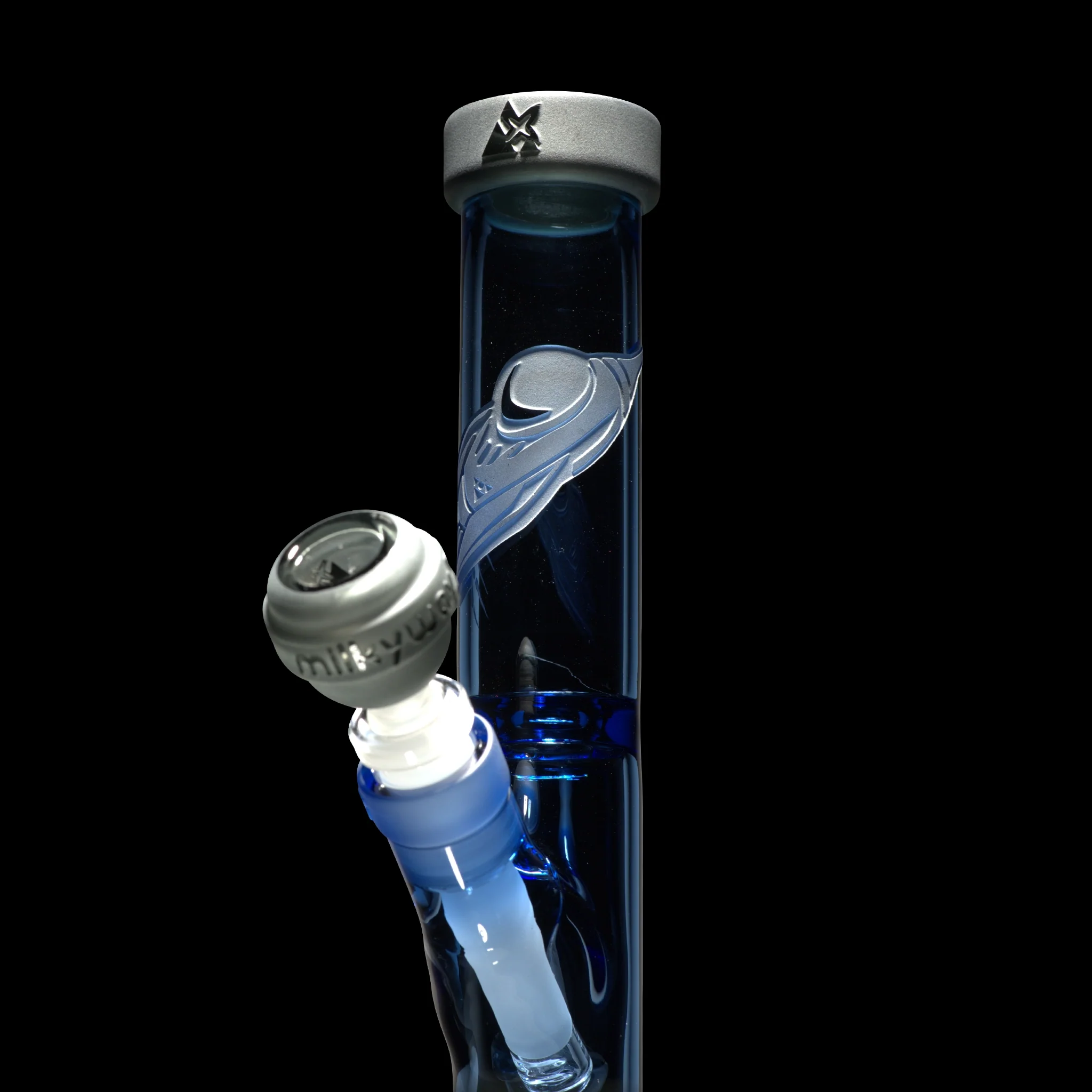 Milky Way X Spaceship X 9" Straight Tube (Blue) - Image 3